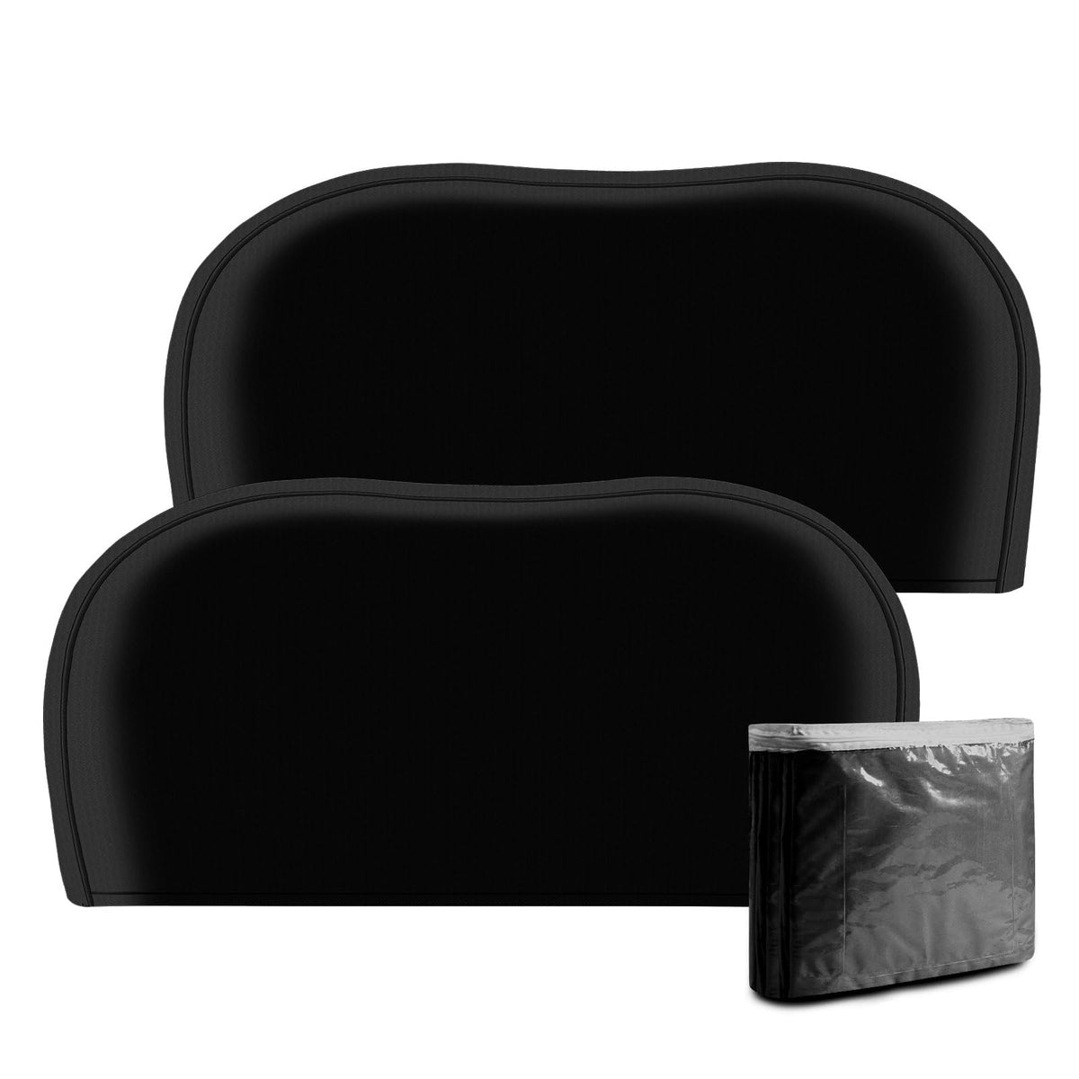 Outdoorlines Outdoor Waterproof Rv Tire Covers Dual Axle Cover - 2 Packs Rv Wheel Covers Fit 30''-33'' Diameter Double Wheels, A