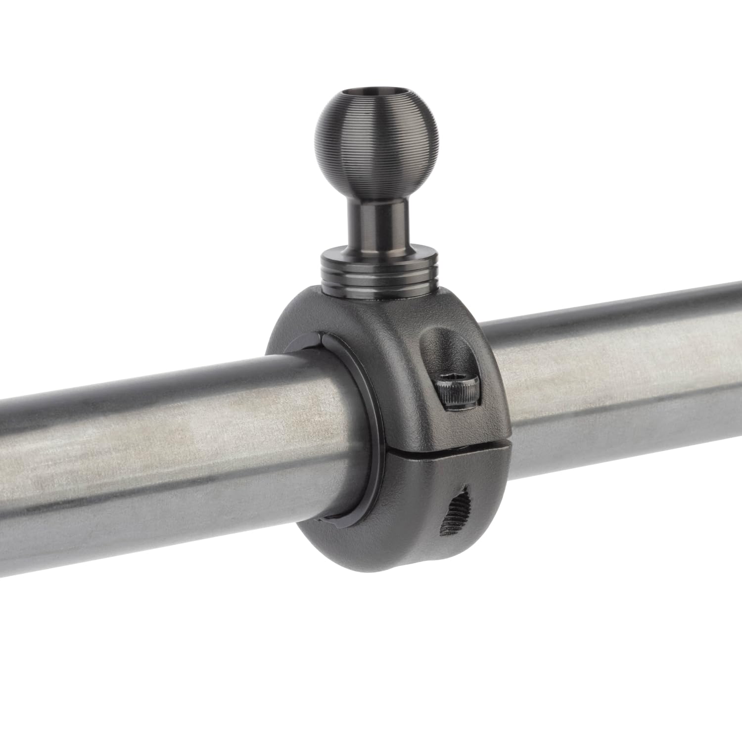 Bulletpoint Aluminum Handlebar Clamp with 20mm Ball Mount fits 0.875'', 1'', 1.125'' and 1.25'' Bar