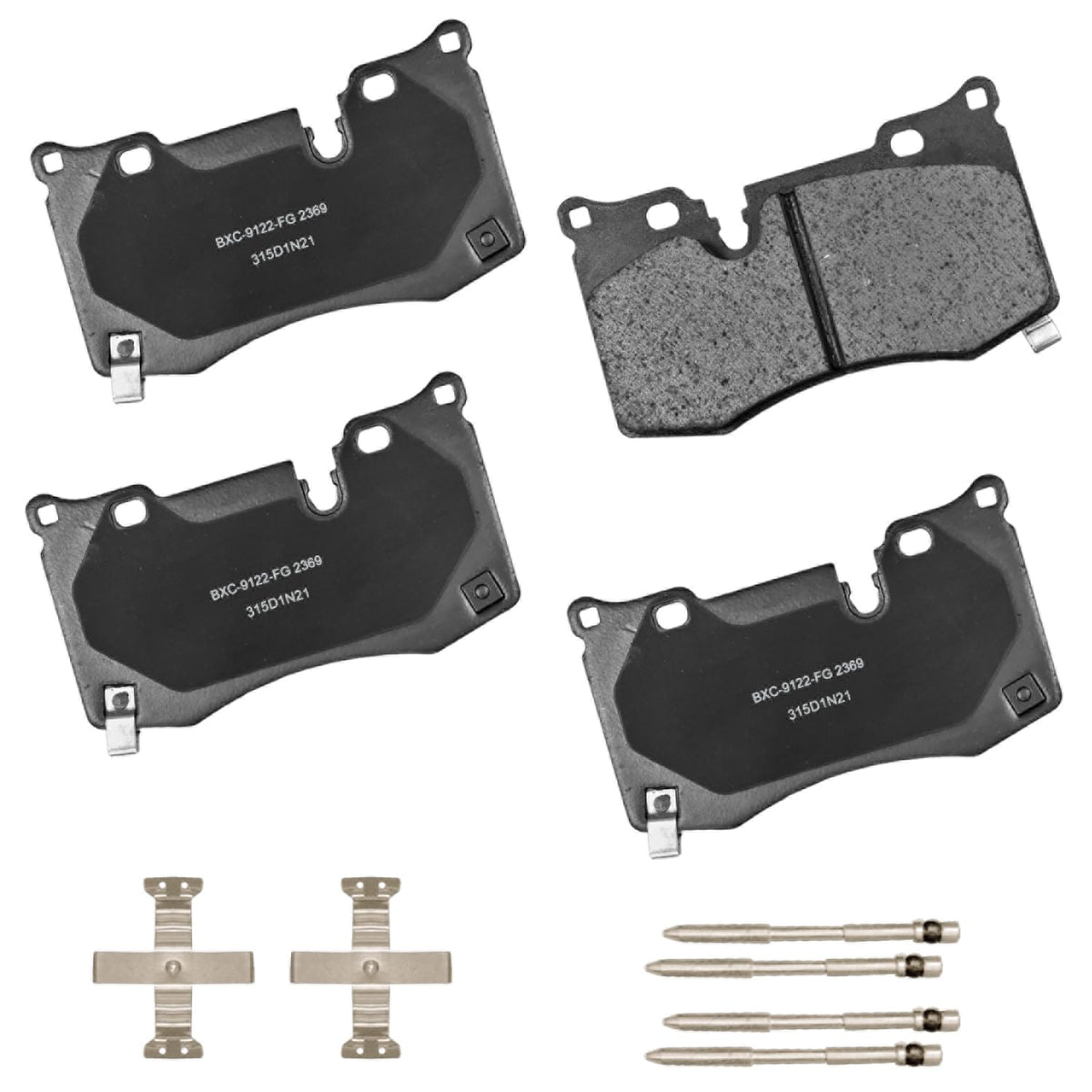 Bendix Premium Sbc2369 Ceramic Rear Brake Pads For Chevrolet Corvette 2020, Corvette 2023-2022