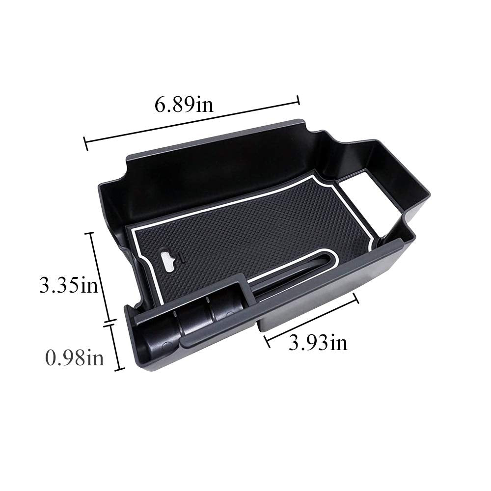 Vesul Center Console Organizer Armrest Storage Tray Compatible With Cadillac Xt5 2017 2018 2019 Abs Insert Organizer Glove Palle