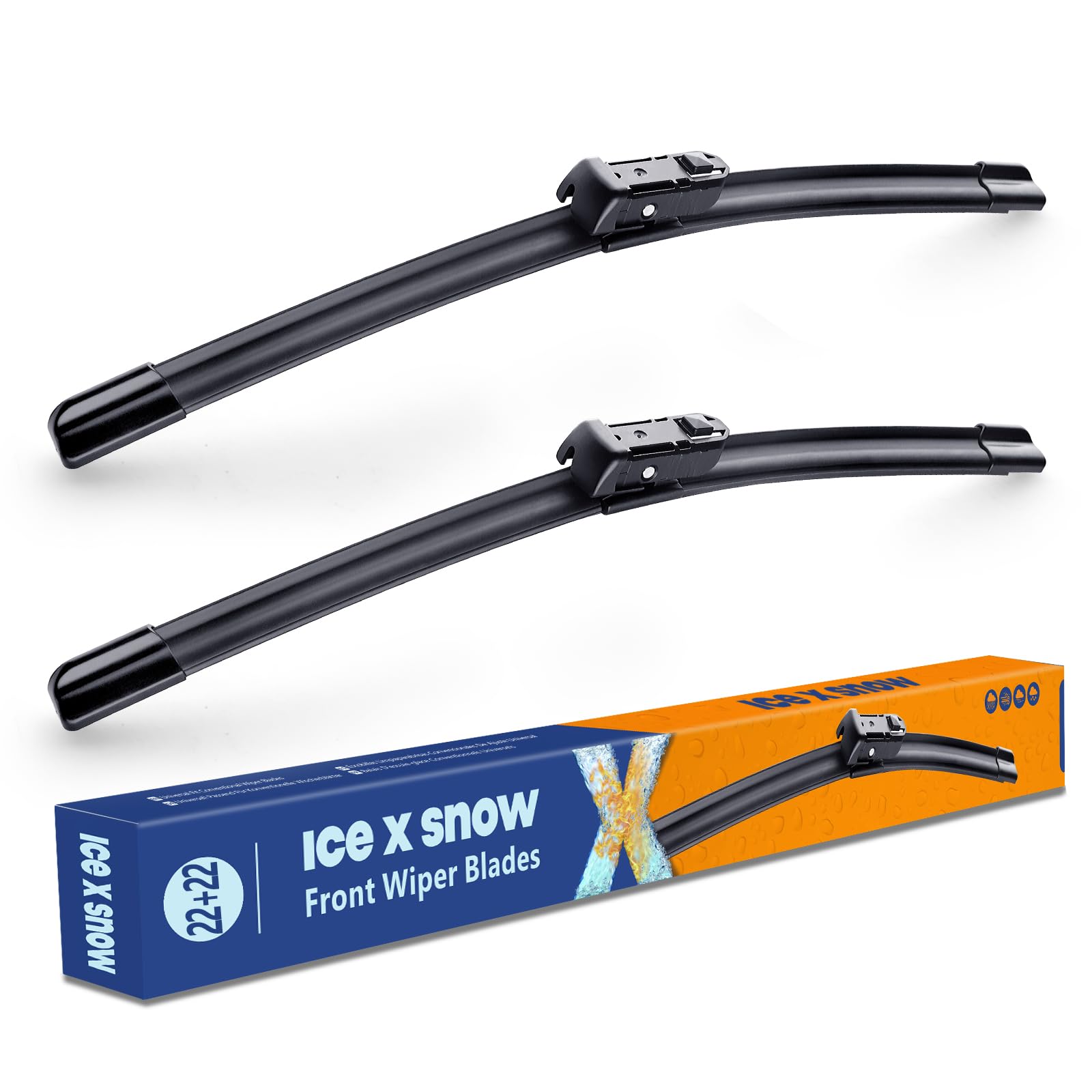 22''+22'' Wiper Blades Replacement For Chevy Silverado/Gmc Sierra 2014 2015 2016 2017 2018 (Set Of 2) Quiet And Durable Stable A