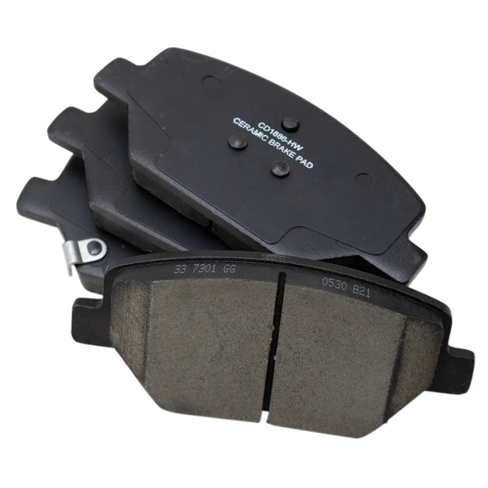 TRQ Front Brake Pads Ceramic Compatible with 2016-2020 Buick Envision 2017-2019 LaCrosse 2018-2020 Regal Sportback Regal TourX 2