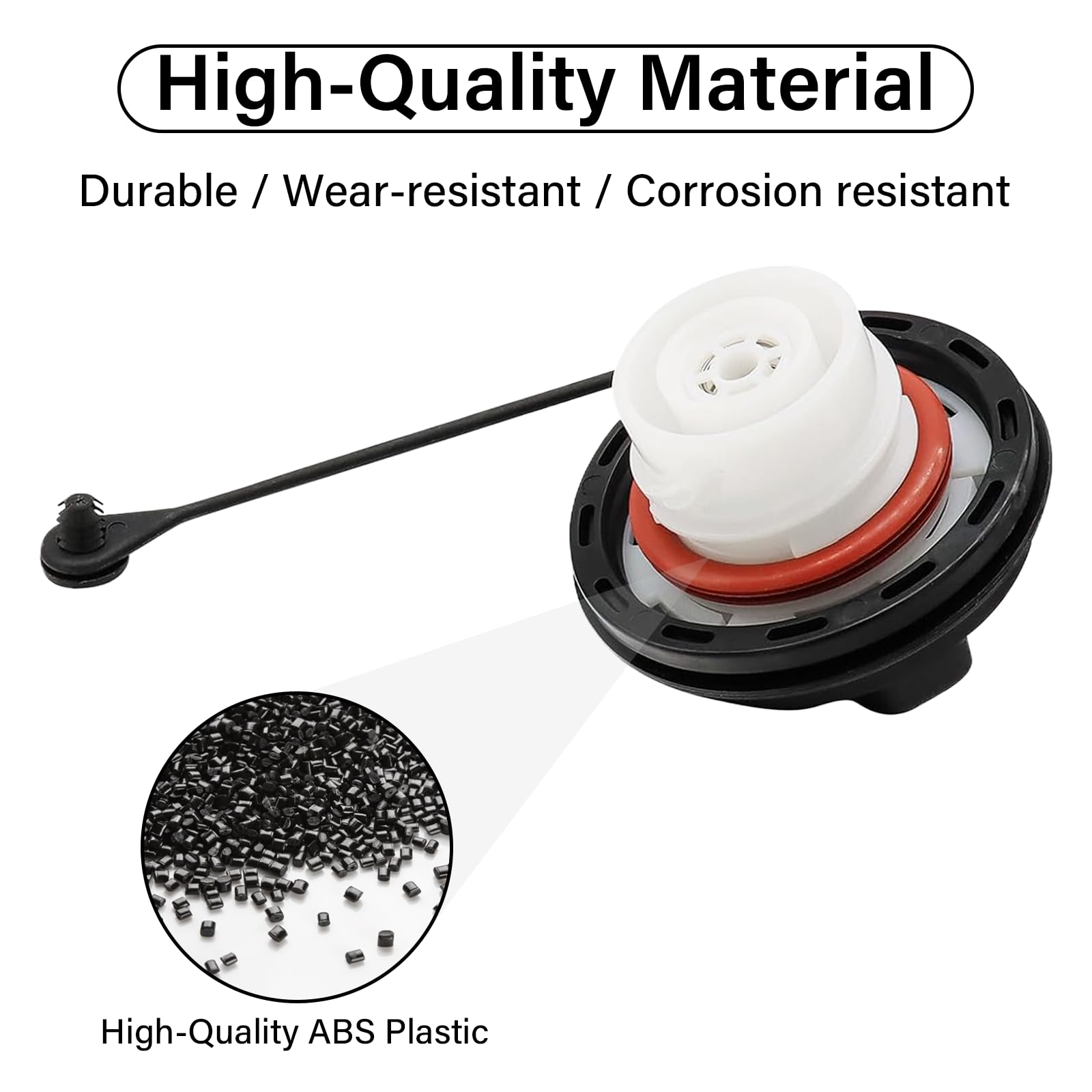 Gas Cap for Ford, Gas Cap Replacement HC3Z-9030-B for Ford F150 F250 F350 F450 F550 Super Dut? ?dg? R?ng?r ??urus ?s???? F??us F