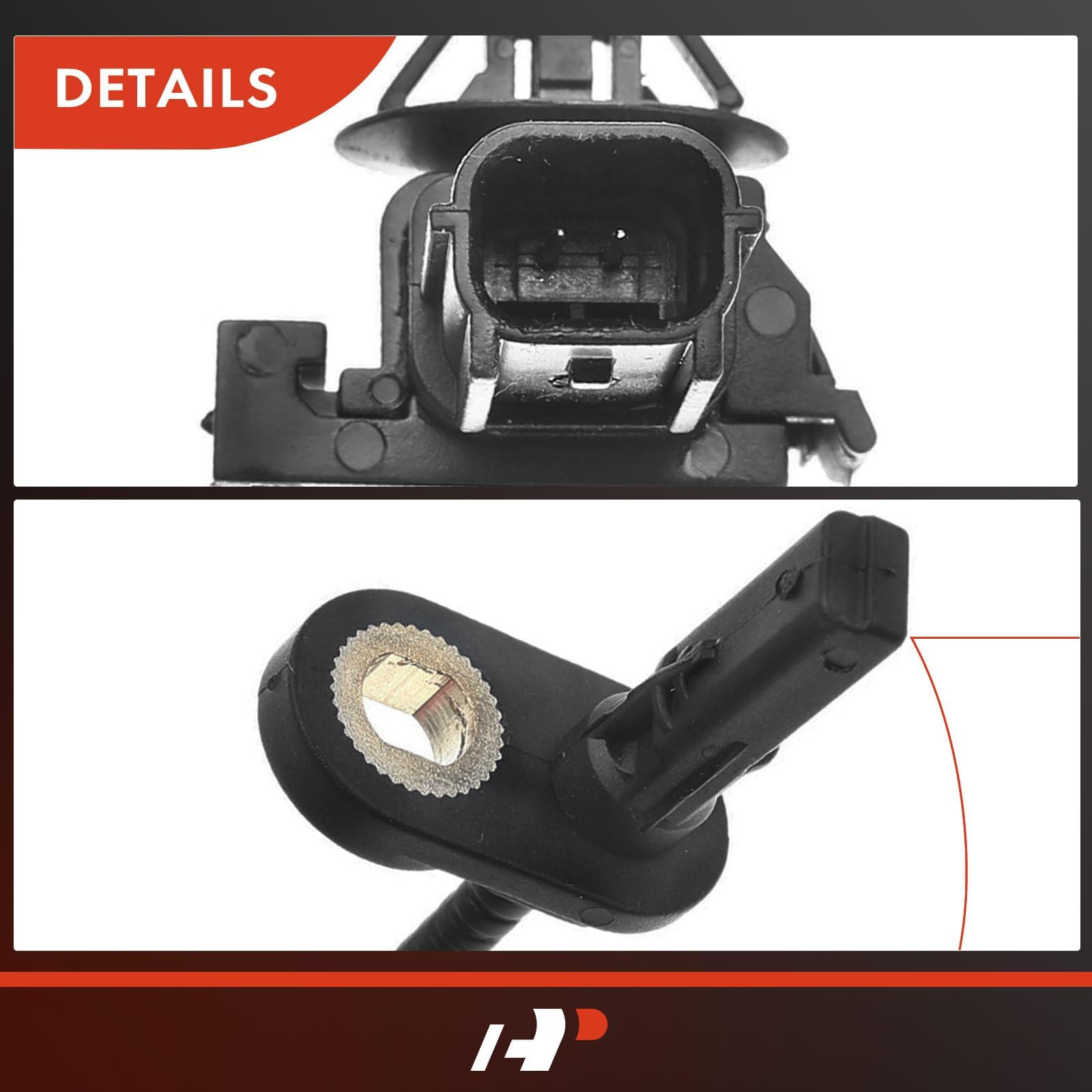 A-Premium ABS Wheel Speed Sensor Compatible with Honda Models - Crosstour 2012-2015, Accord Crosstour 2011, Hatchback - Front Right Passenger Side, Replace# 57450-TP6-A01