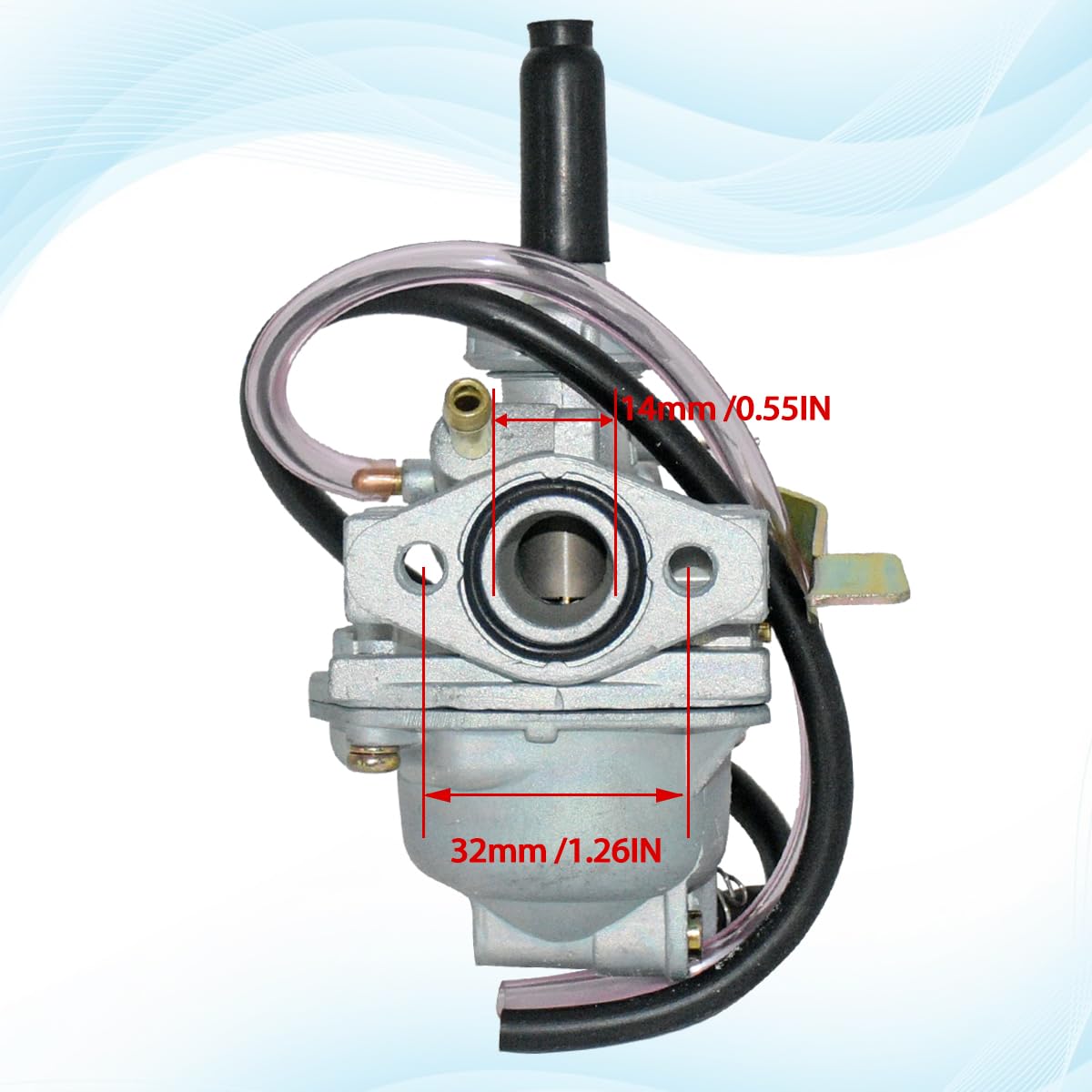 Jdllong Xr50 Crf50 Carburetor Fit For Honda Crf50F Z50 Crf Xr 50R Z50R Z50A Mini Trail 50 Mini Bike Carb With Air Filter & Fuel Valve Petcock