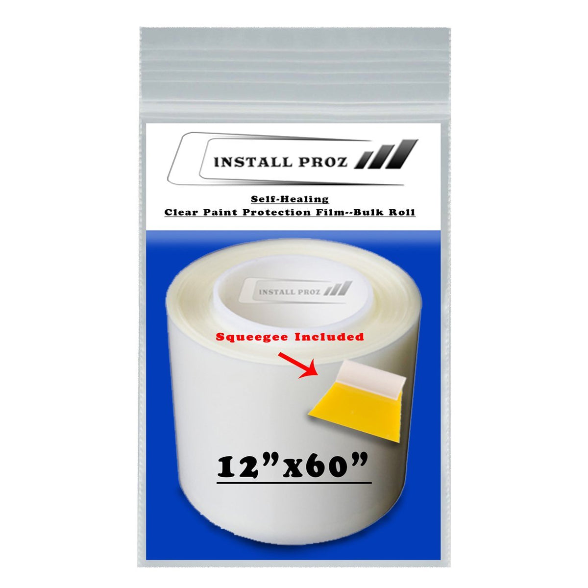 Install Proz Self-Healing Clear Paint Protection Film-Bulk Roll (12'' X60   )