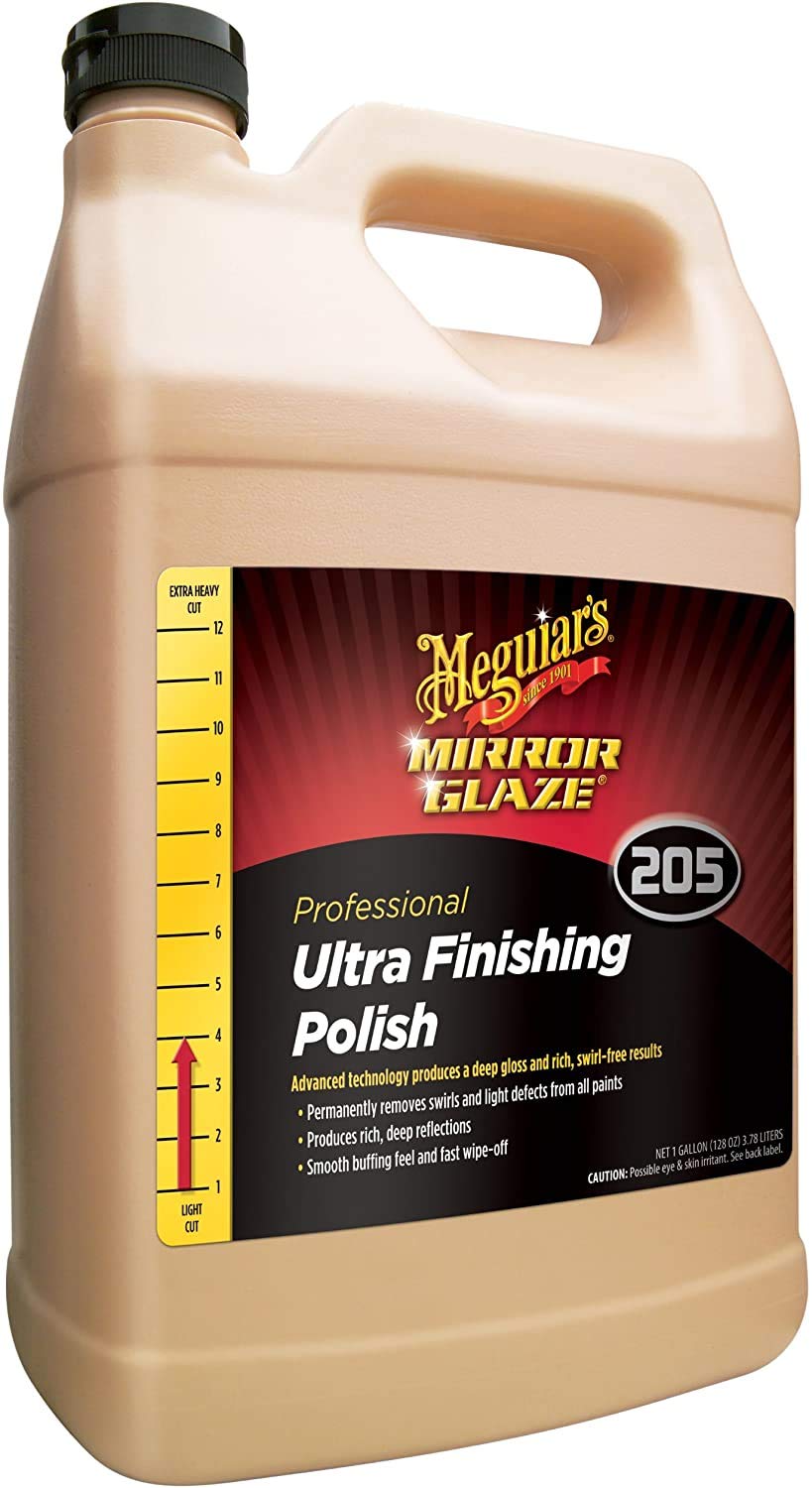 Meguiars Professional Ultra Finishing Polish M20501 - Scratch And Swirl Remover, High-Gloss Detailing Polish For A Show Car Shin