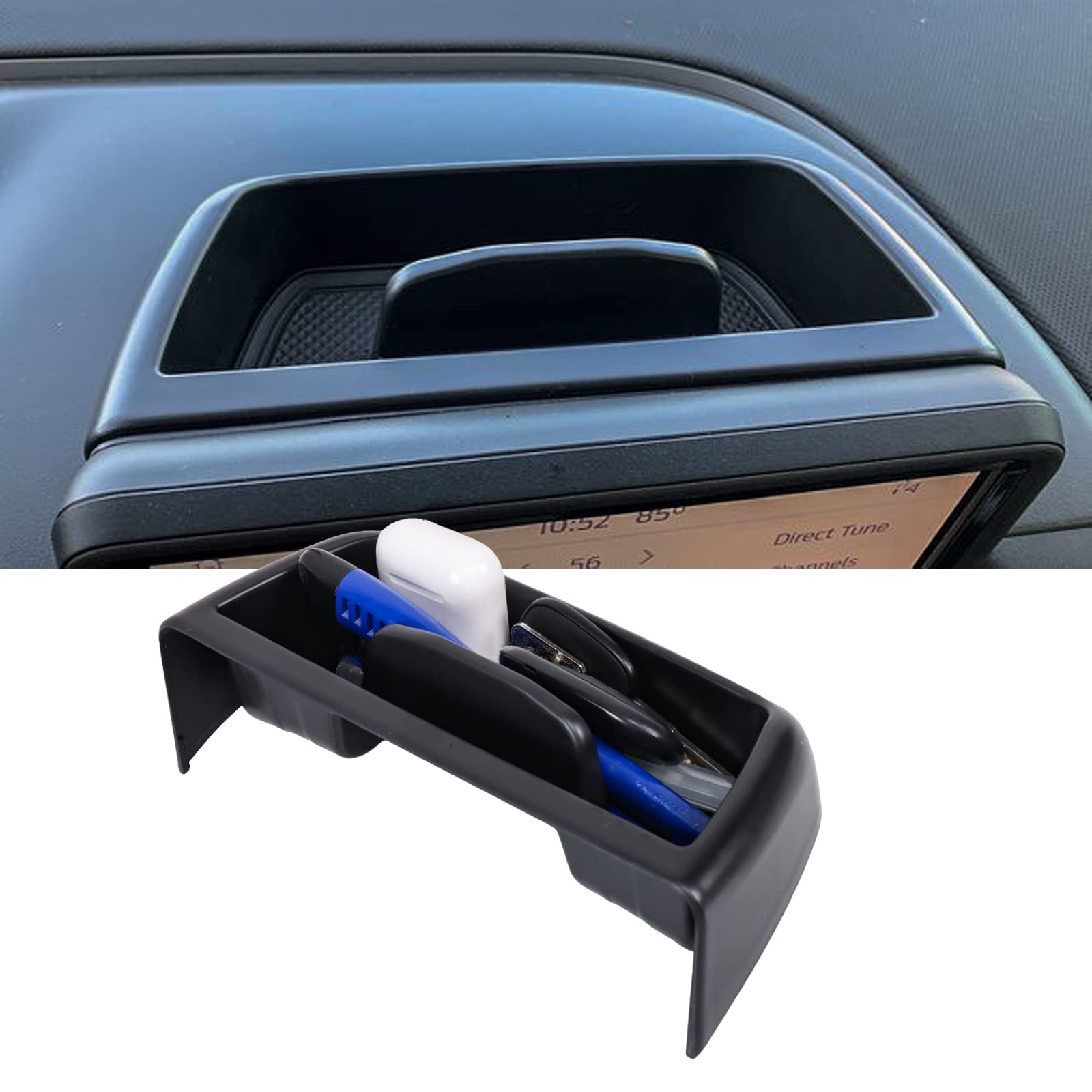 Neepiar 2PCS Center Console Dash Storage Tray and Armrest Secondary Storage Box Compatible with Ford Bronco Sport CX430 2021-202