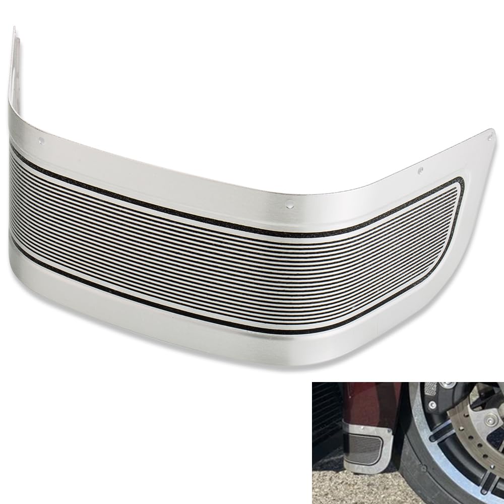 Chrome Front Lower Fender Trim Skirt For Harley Touring Road King Electra Glide Ultra Classic Tri Glide Ultra Road Glide Street 