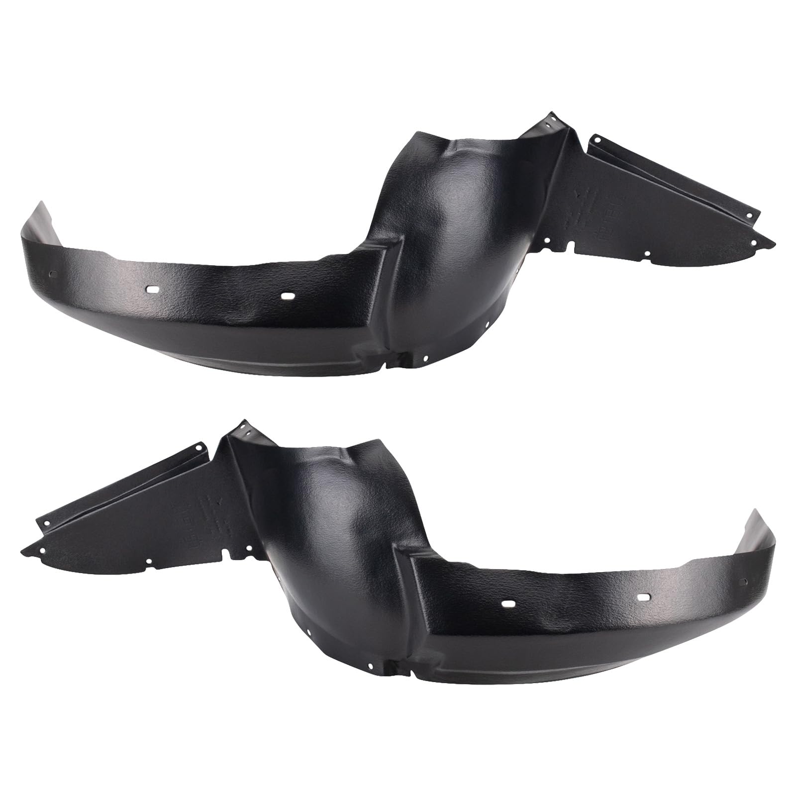 Trq Inner Fender Liner Set Compatible With 2005-2010 Chevrolet Cobalt 2007-2009 Pontiac G5 Gm1250121 Gm1251121