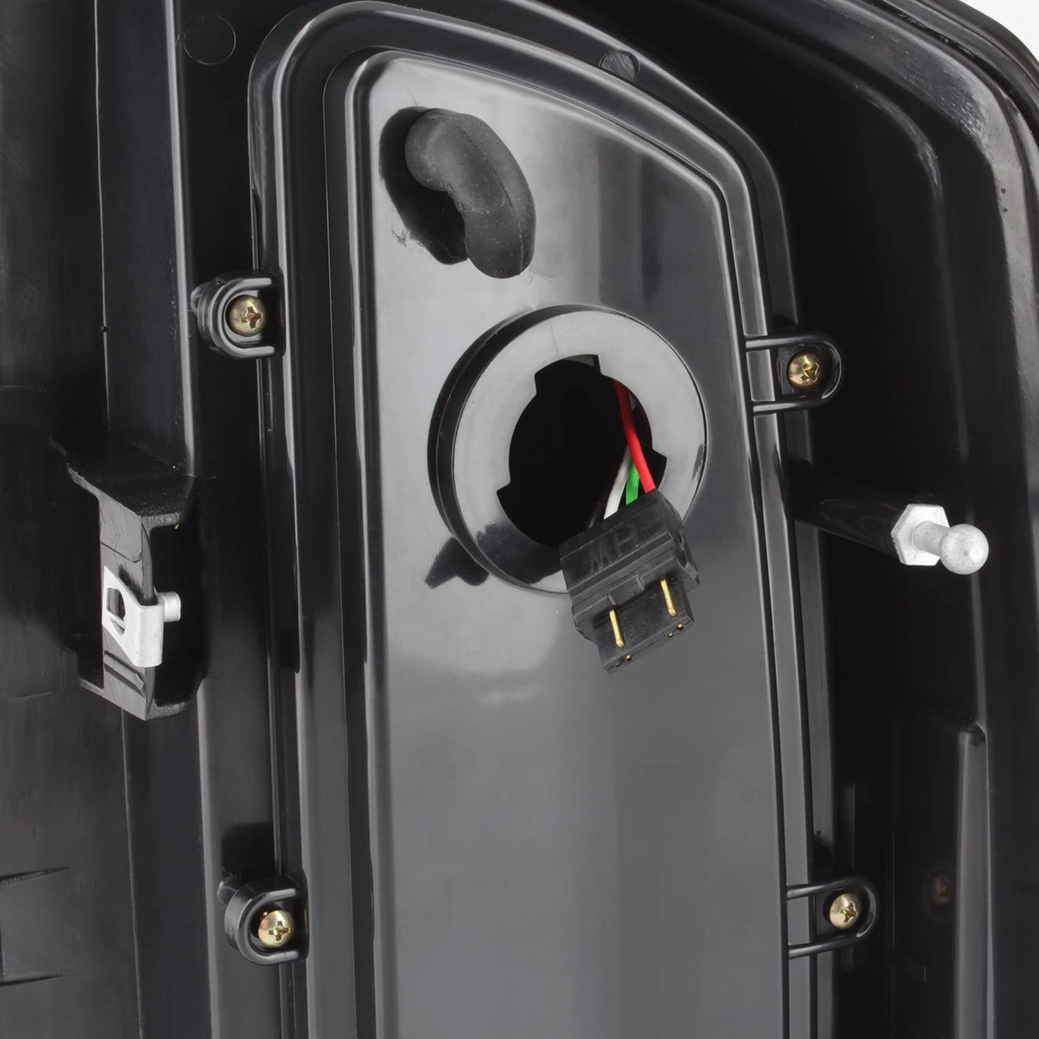 Akkon - Fits 2007 2008 Dodge Ram 1500 2500/2009 3500 Full Led Tube Bar Red Clear Tail Lights Brake Lamp Pair Left+Right