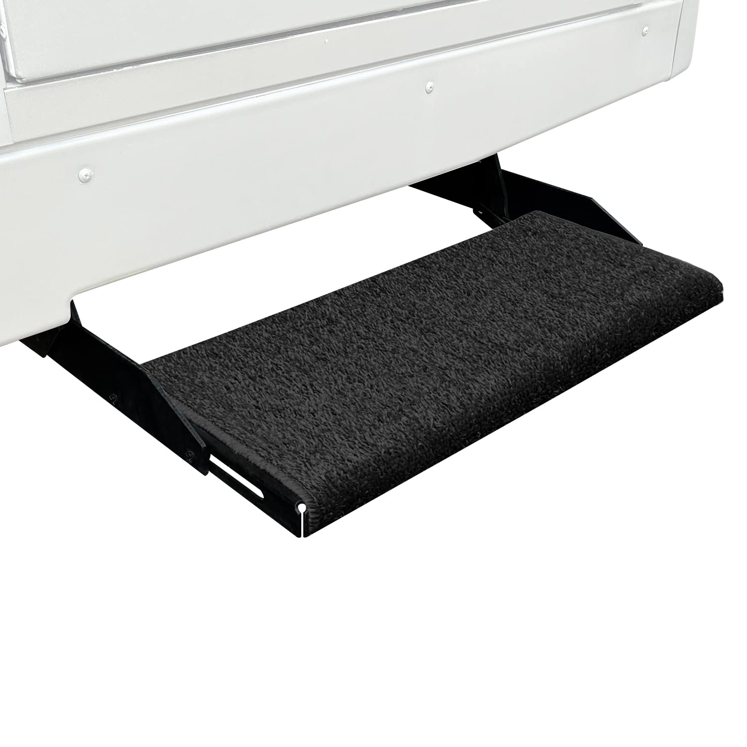 Prest-O-Fit 2-1072 Wraparound + Plus RV Step Rug Black 20 In. Wide