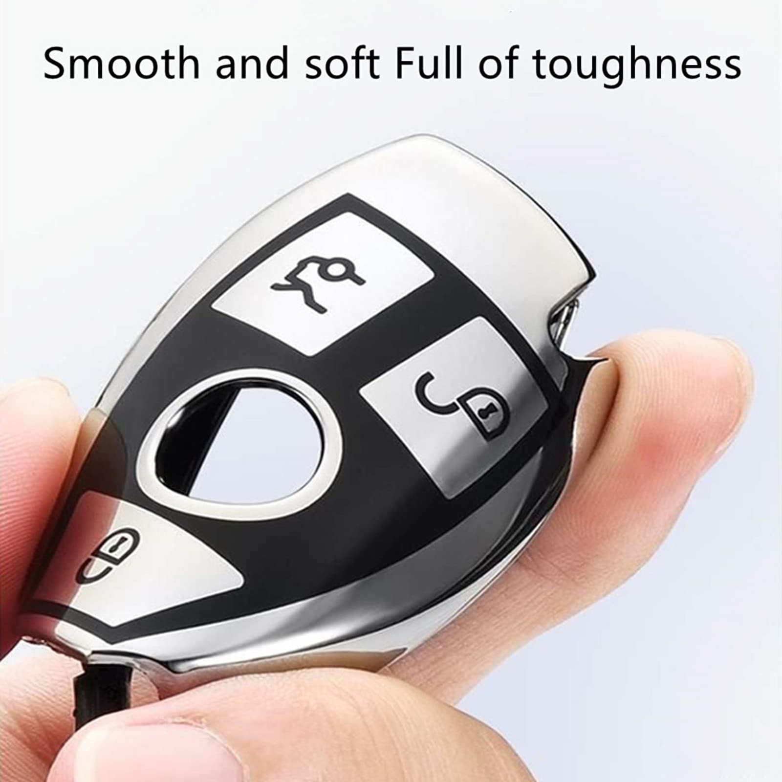 Creativity Suitable For Mercedes Benz Key Cover. Beautiful Tpu Key Case Compatible With Cls Clk Amg Ml C Cl E S Sl Slk G Glc Gle