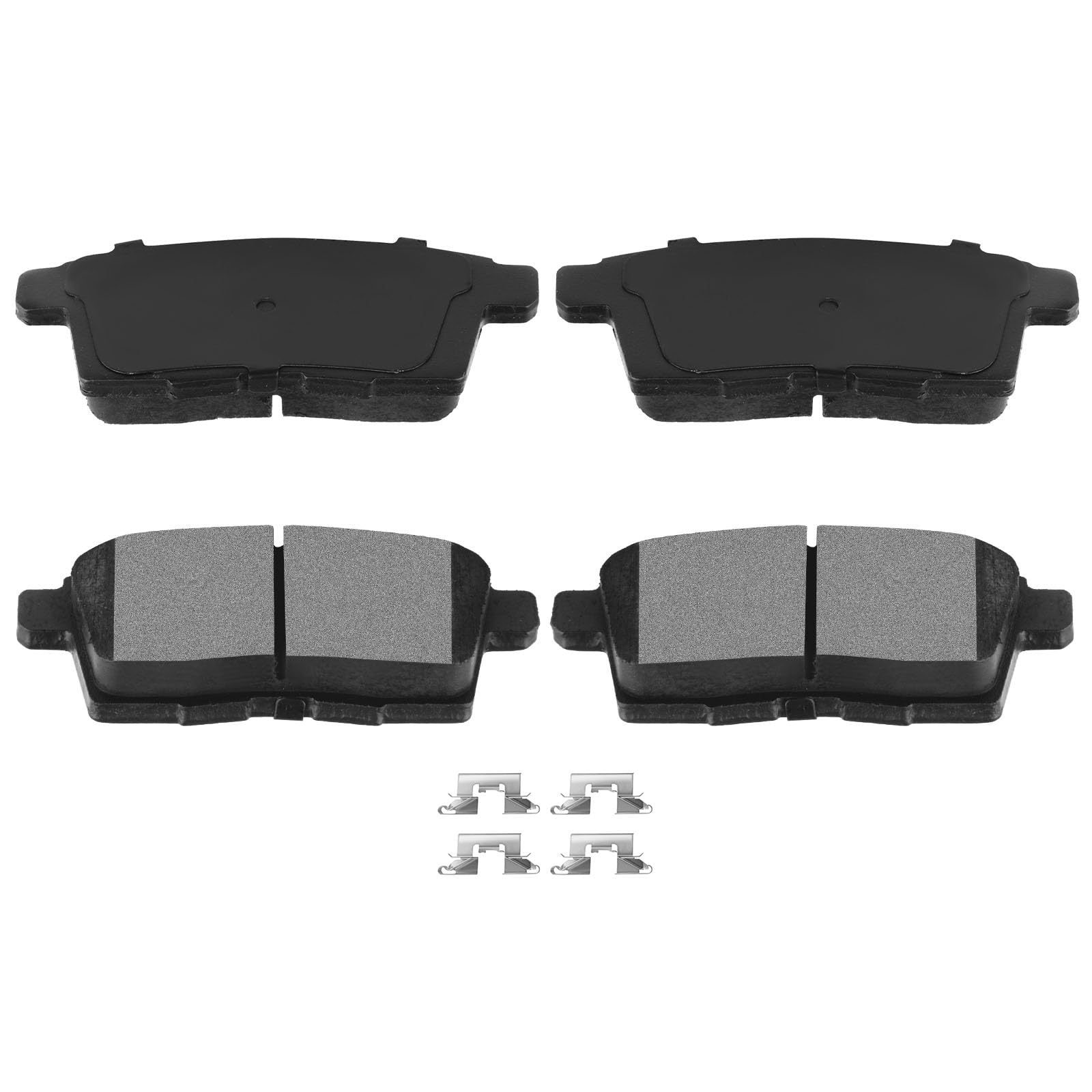 Automuto 4Pcs Rear Ceramic Disc Brake Pads Set D1259 For Ford For Edge 2007-2010,For Lincoln Mkx 2007-2010,For Mazda Cx-7 2007-2