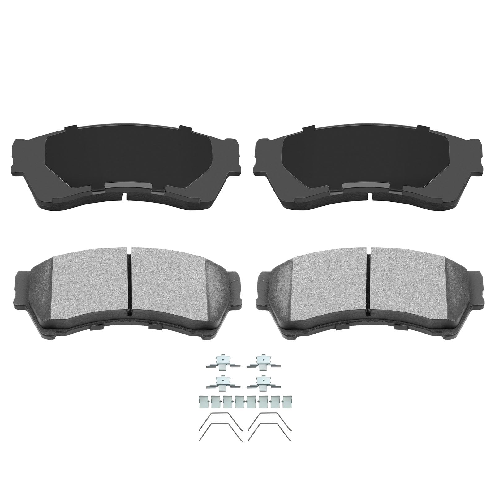 Automuto 4Pcs Front Ceramic Disc Brake Pads Set D1164 For Ford For Fusion 2006-2012,For Lincoln Mkz 2007-2012,For Lincoln Zephyr