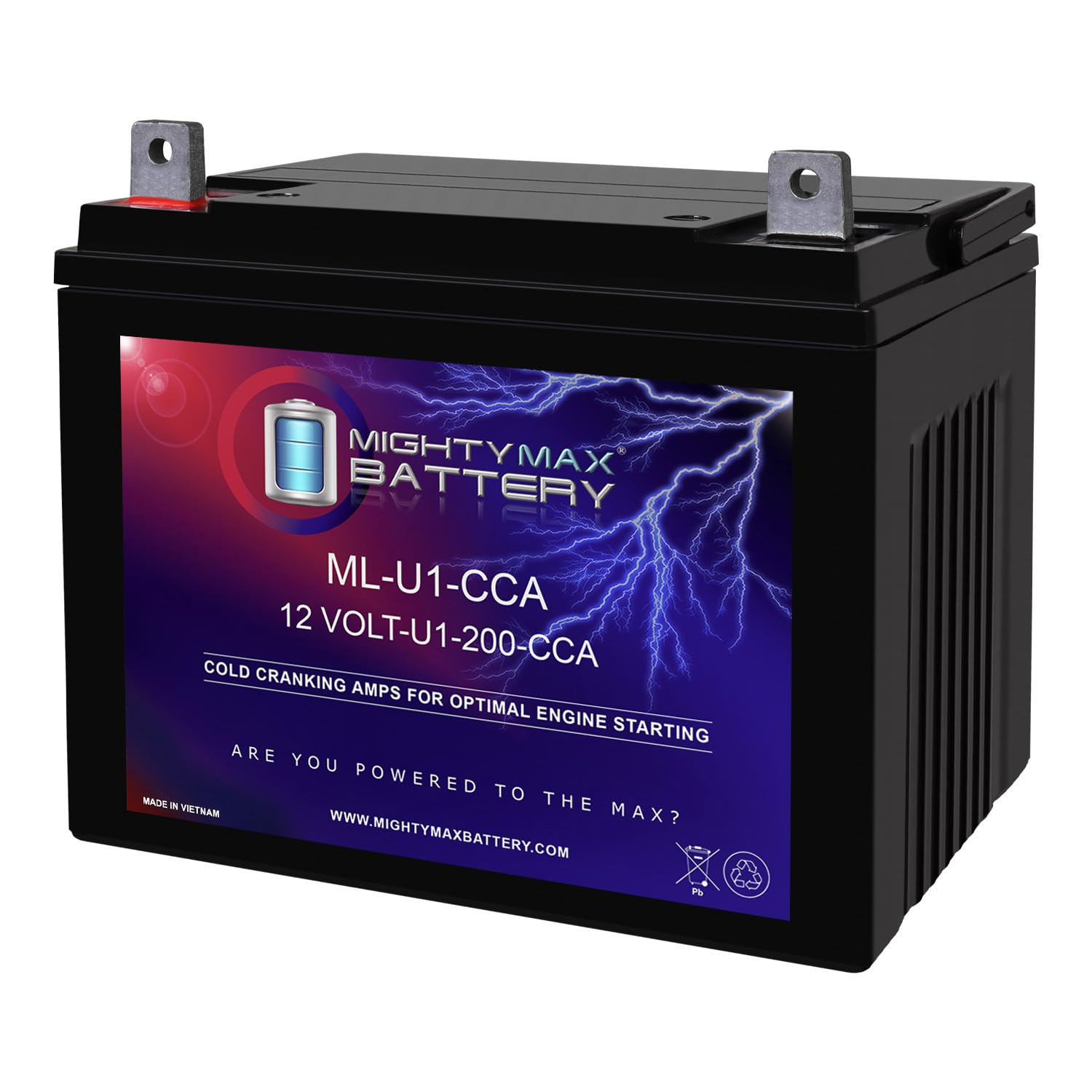 Mighty Max Battery ML-U1 12V 200CCA Battery for John Deere Lawn and Garden Ride on Mower