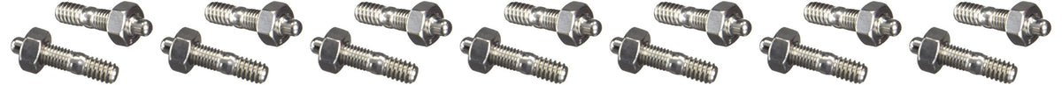 Arp 4007602 Valve Cover Studs With Hex Nuts, Polished Stainless Steel, Package Of 14, For Select Stamped Steel Covers