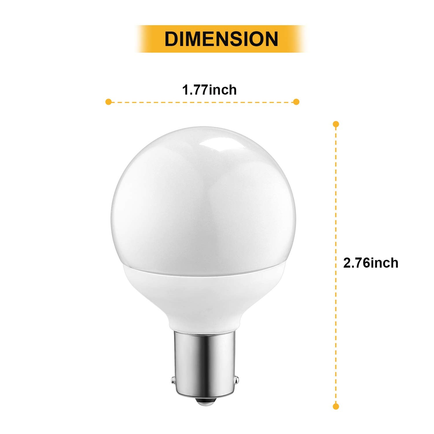 Kohree 12 Volt RV Led Light Bulbs BA15s 20-99/1141/1156 12V Vanity Replacement Bulbs for 5th Wheel Camper Trailer Motorhomes Mar