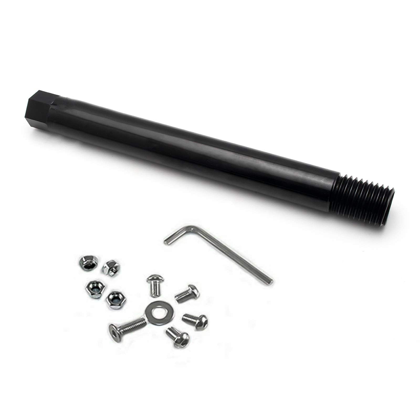 Xotic Tech Tow Hook License Plate Screw On Mount Bracket Compatible With Cadillac Cts Cts-V 2008-2013 (Black)