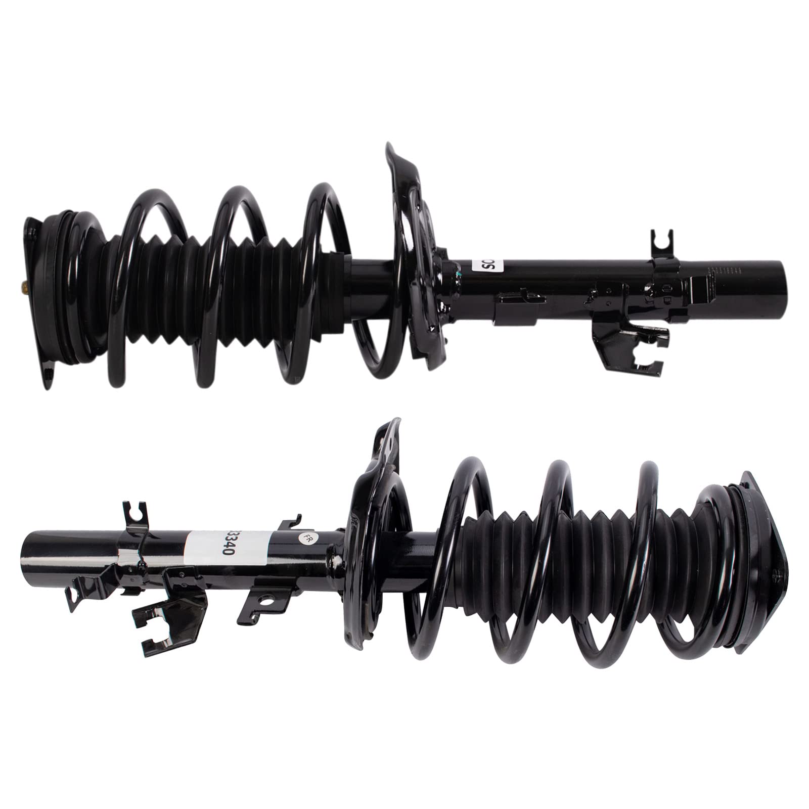 Trq Front Strut & Coil Spring Assembly Set Driver & Passenger Sides Compatible With 14-20 Nissan Rogue 17-21 Rogue Sport