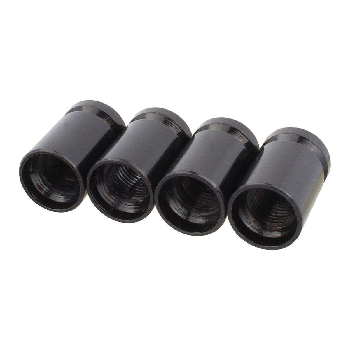 Tomall Tire Valve Stem Caps Black Bullet Shell For Motorcycles Vans Atv