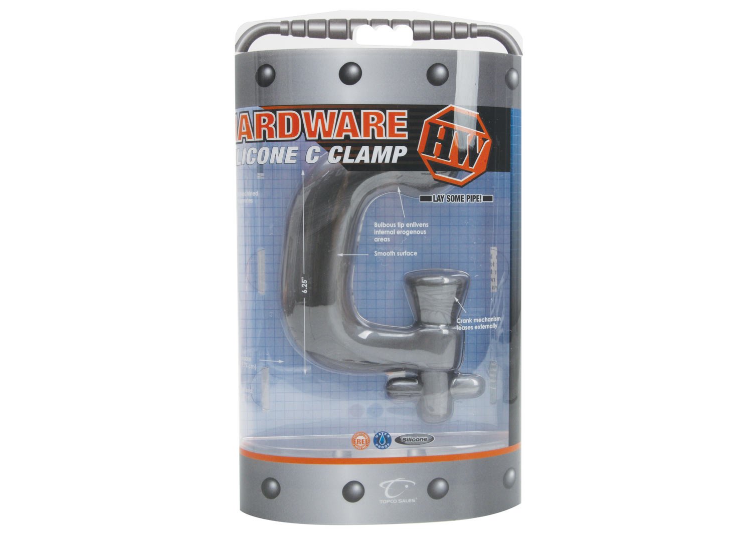 Hardware Silicone C Clamp, Gray