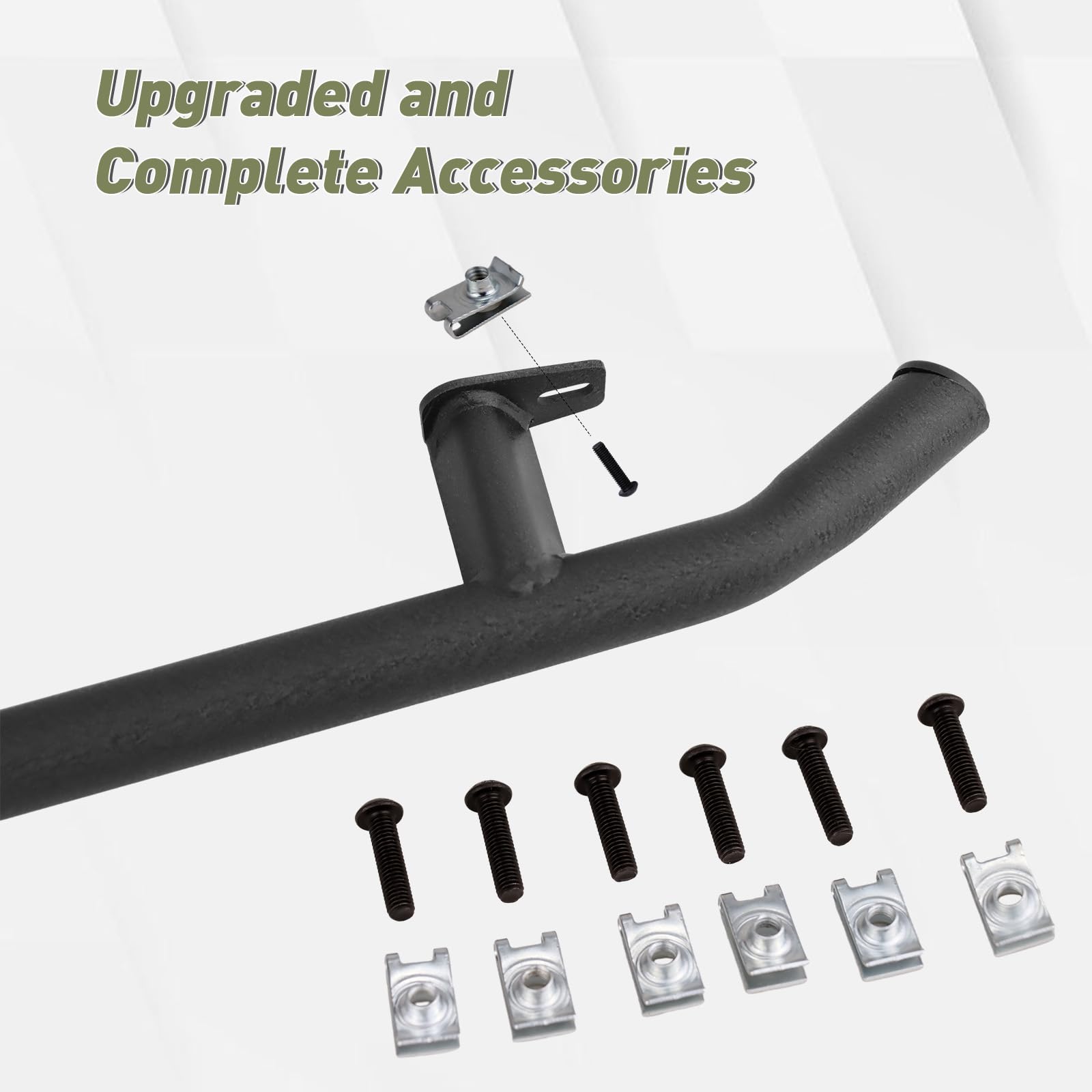 NIXFACE Upgrated Nerf Bars Rock Sliders Fit for Polaris 2014-2021 RZR XP 1000/Turbo (s) 2015-2019 RZR S 900/1000 2015-2019 RZR 9