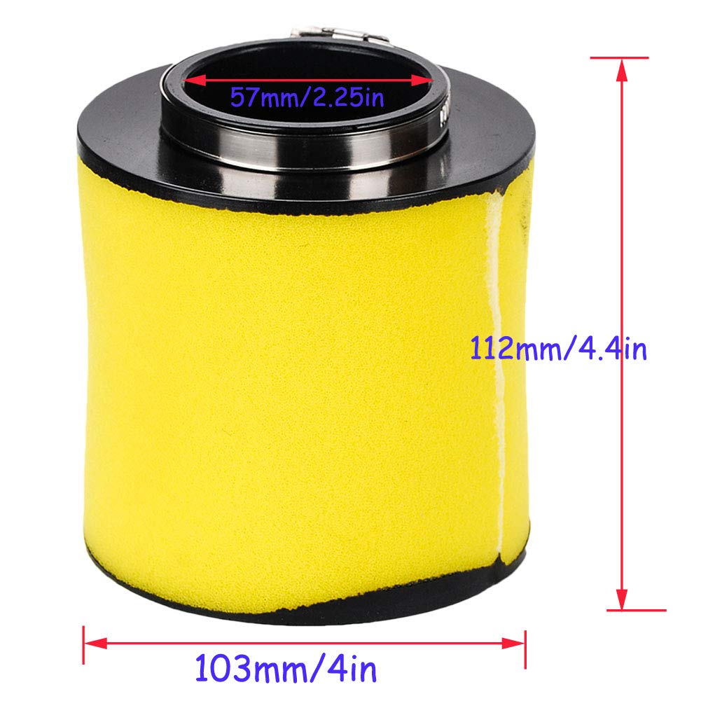Hifrom Element Air Filter Cleaner Replacement For Honda Atv Trx250 Trx250Te Recon Trx250Ex Trx250X Recon 250 17254-Hm8-000