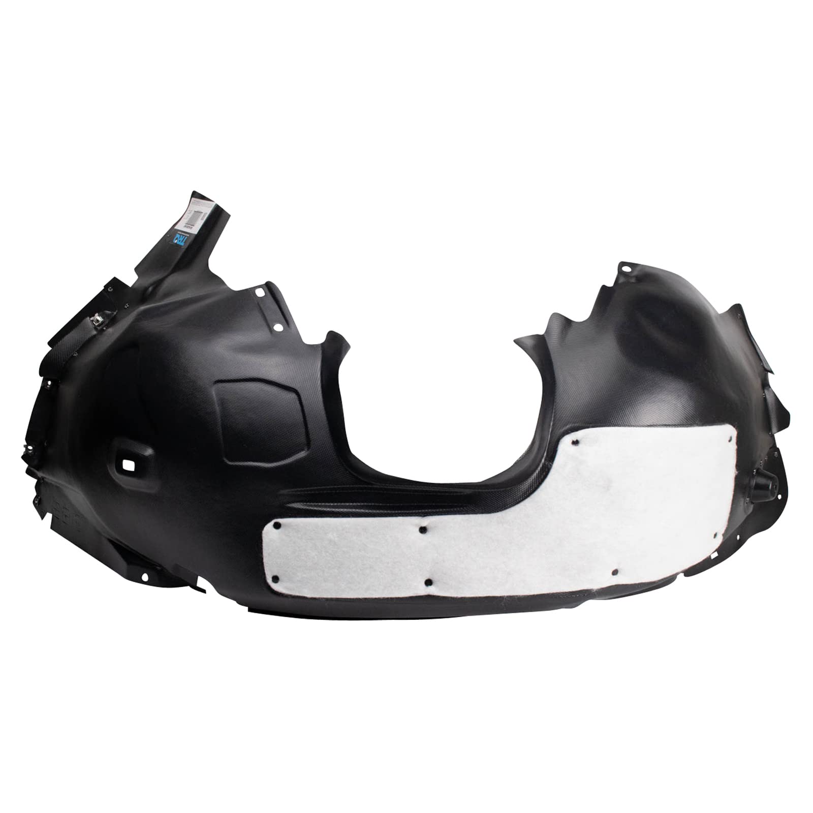 Trq Inner Fender Liner Set Compatible With 2012-2018 Ford Focus Fo1248150 Fo1249150