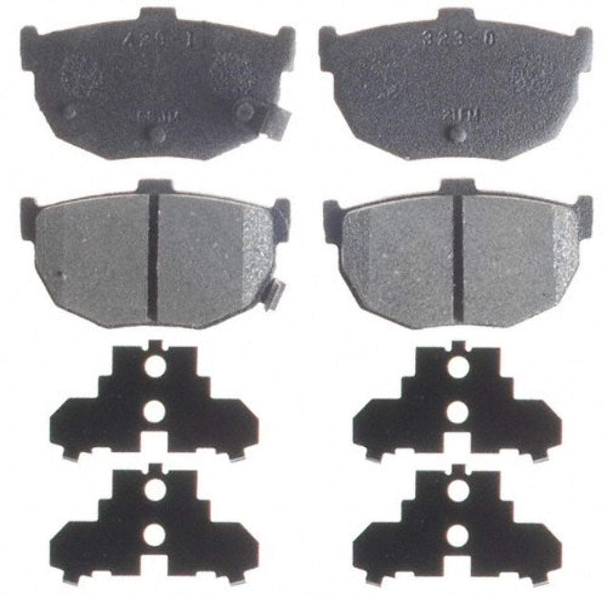 Raybestos Sgd323Ac Service Grade Ceramic Disc Brake Pad Set