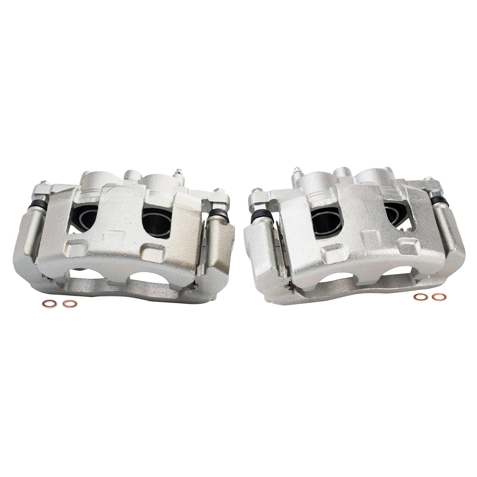 Trq Front Brake Caliper Set Compatible With 2008-2009 Buick Lacrosse 2006-2011 Lucerne Cadillac Dts 2014-2016 Chevrolet Impala L