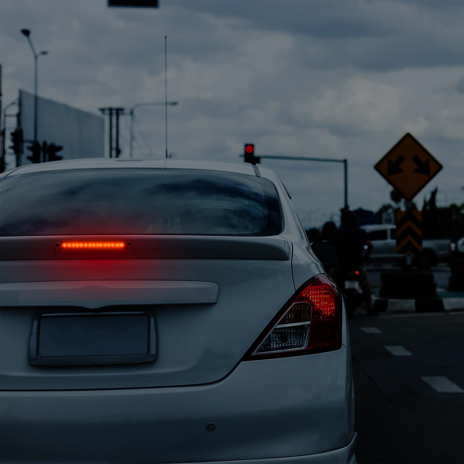 Frienda 2 Pieces 10 Inch 15 Led Trailer Tail Light Bar Stop Turn Assembly Third Brake Strip 9 To 30-Volt Identification Light Fo