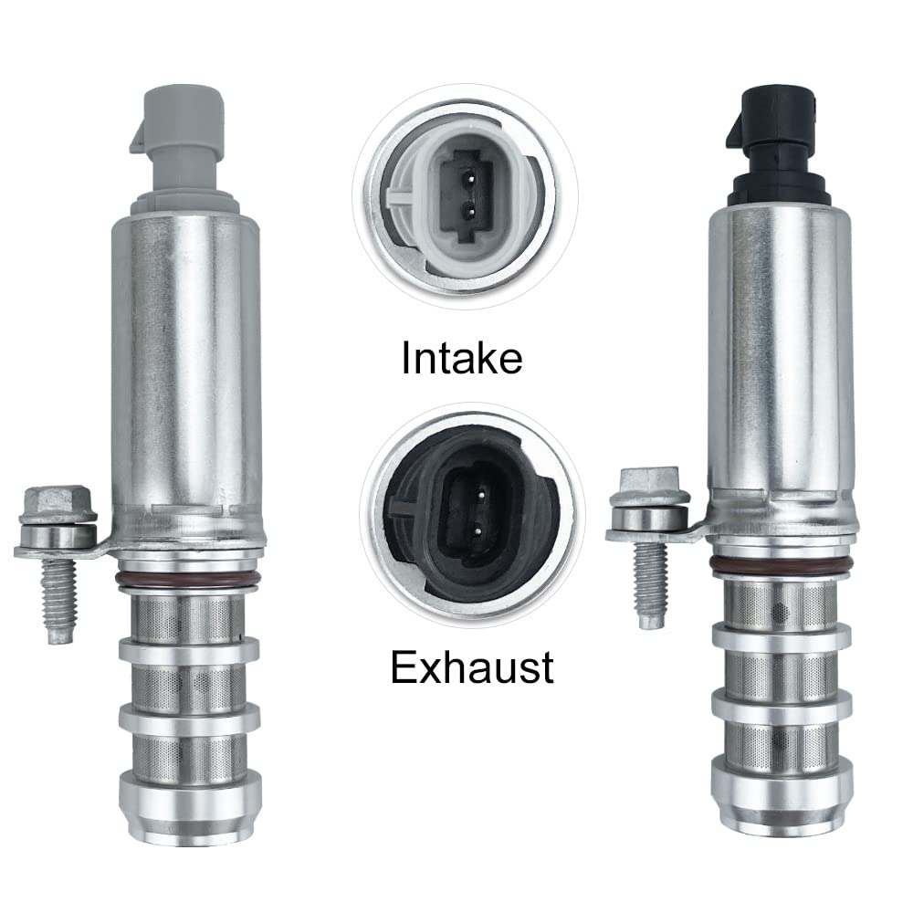 Rlp Vvt Solenoid Intake And Exhaust Camshaft Position Actuator Compatible With Buick Chevy Cobalt Malibu Hhr Equinox Pontiac G5 G6 Saturn 2.0L 2.2L 2.4L Replaces 12655420 12655421