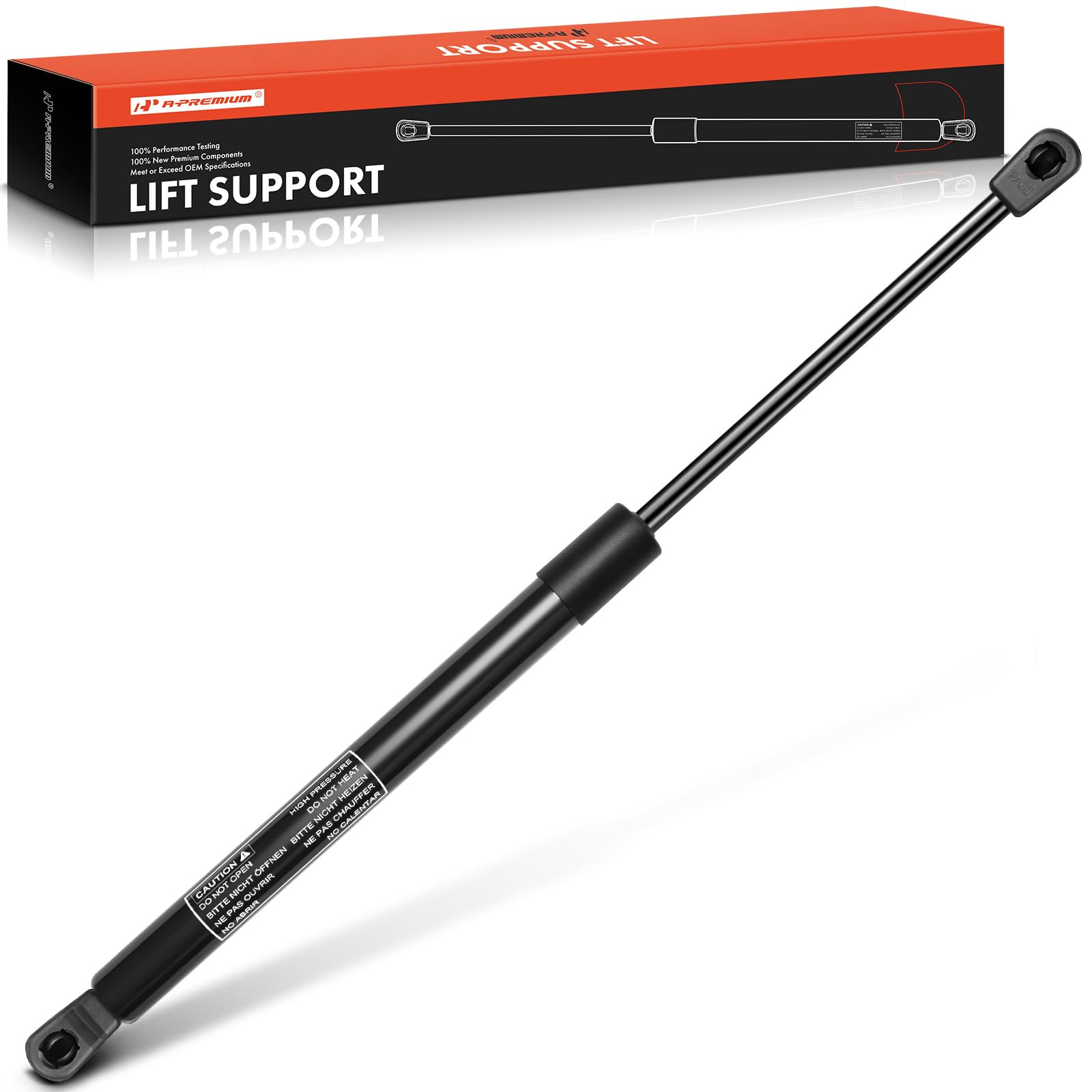 A-Premium 1 Piece Hood Bonnet Lift Supports Shock Struts Springs Replacement for Jeep Grand Cherokee 2011-2018
