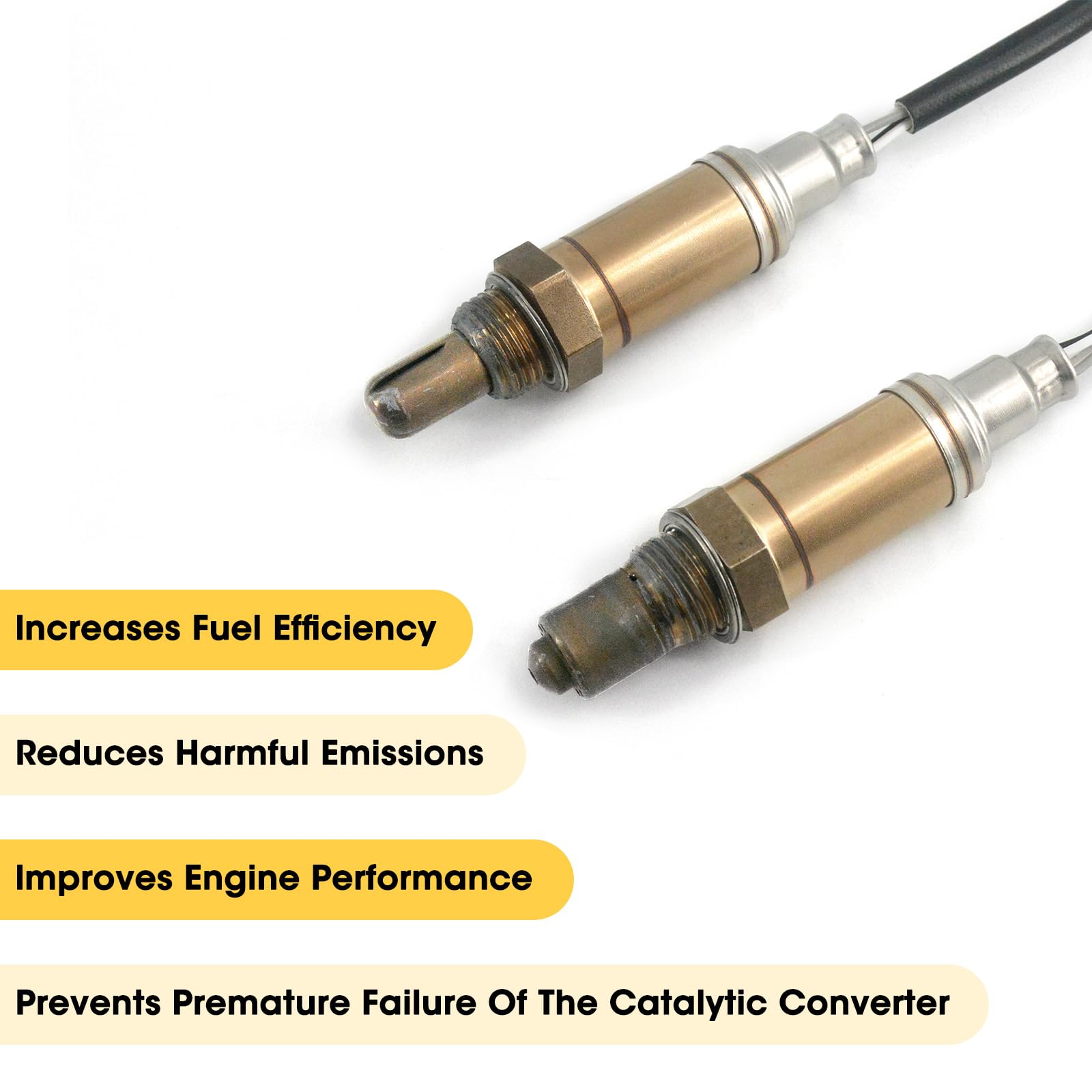 Oxygen Sensor with Socket Fit for 1996 1997 1998 Chevy Silverado Express Cheyenne WT C1500 K1500 GMC C1500 K1500 Sierra O2 Senso