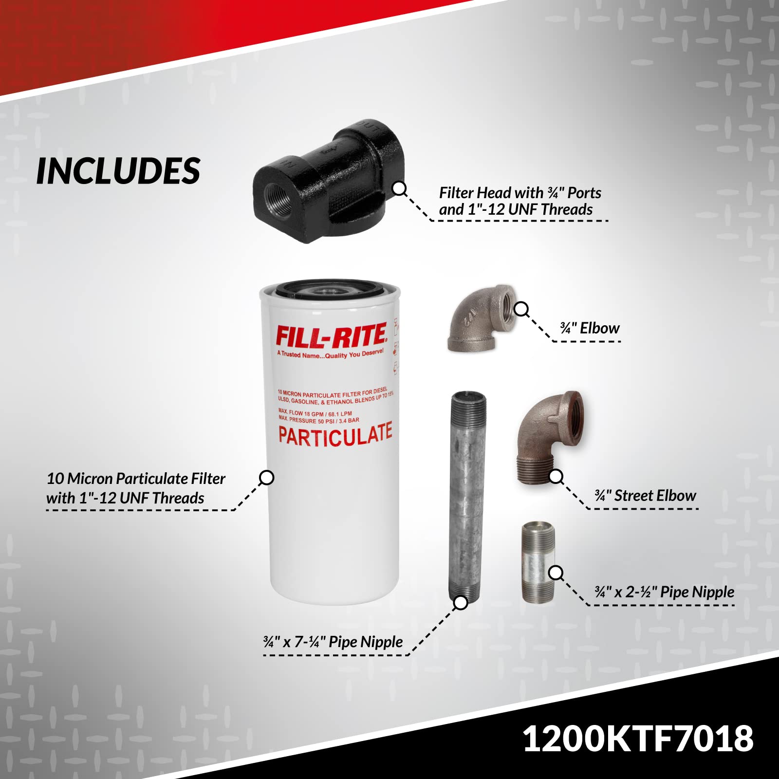 Tuthill 1200Ktf7018 Particulate Filter Kit