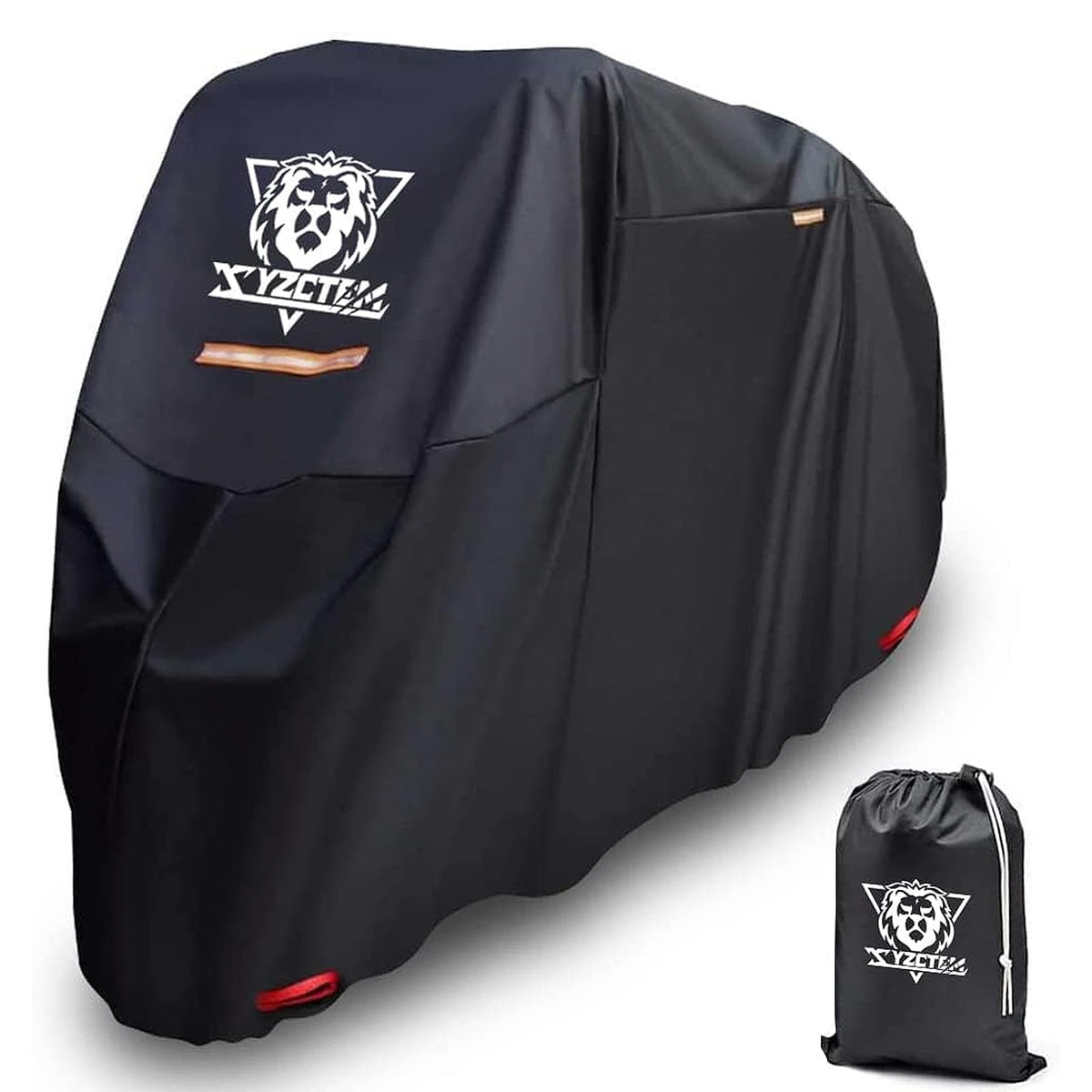 Xyzctem Motorcycle Cover -Waterproof Outdoor Storage Bag,Made Of Heavy Duty Material Fits Up To 87 Inch, Compatible With Harley