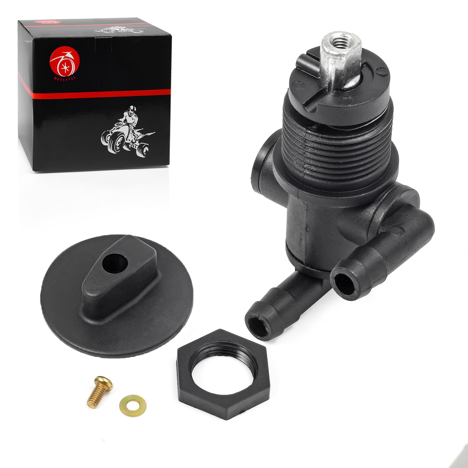 Fuel Tank Valve Petcock (2 Way) Compatible with Polaris Sportsman 400 500 600 700 2004 2005 Diesel 455 1999-2001 7052159 5432559