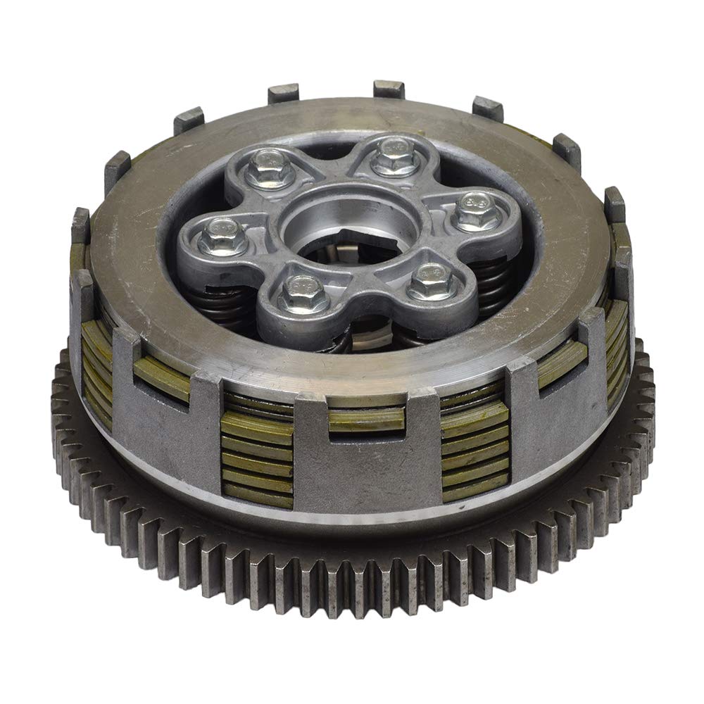 AlveyTech Clutch Assembly with 6 Plates for 200cc & 250cc ATVs & Dirt Bikes  Centrifugal Clutch for GY6powered models (Coolste