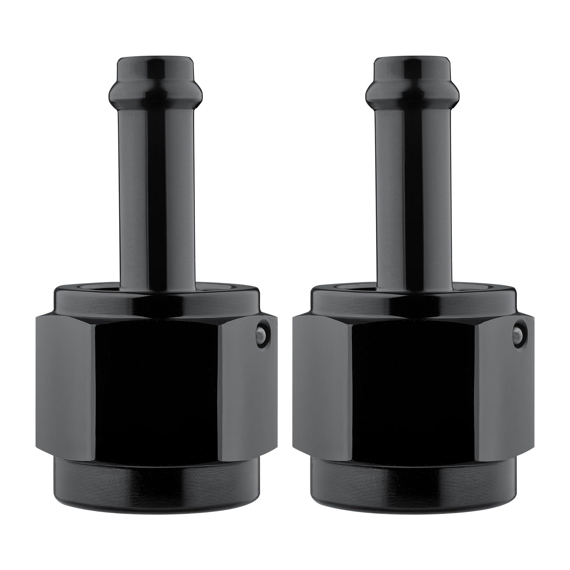 EVIL ENERGY 6AN Female to 1/4'' Barb Hose Fitting Straight Swivel 2PCS