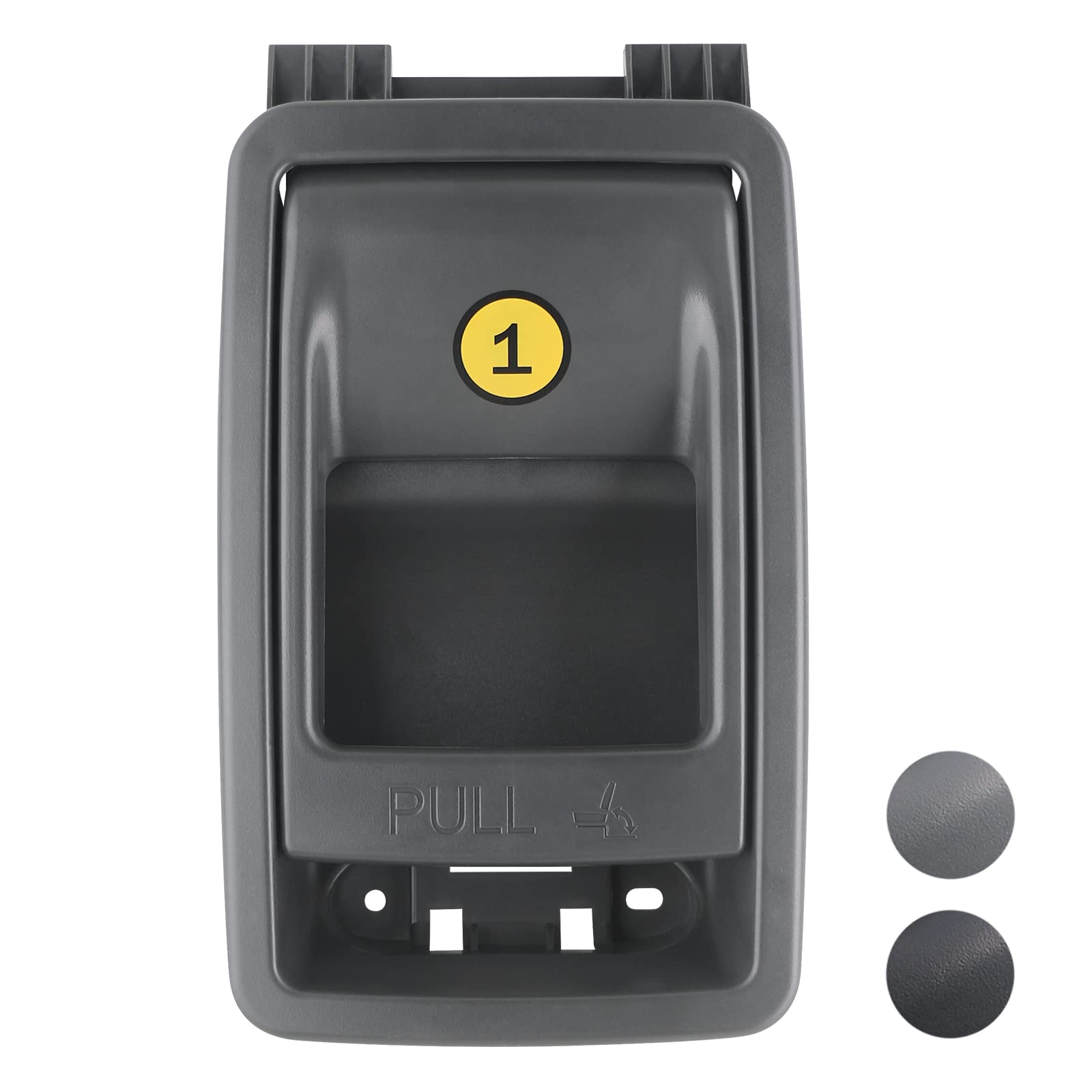 TQPONLY Folding Seat Latch Release Handle | Compatible with 11-18 Toyota Sienna | Replaces 75220 72909-08011 (Gray)