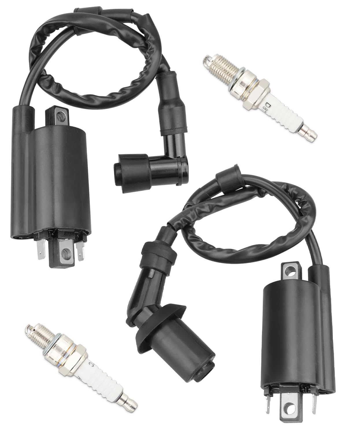 AM120732 Ignition Coil Kit Fit for Kaws-ki Mule 2510 3010 4000 4010 KAF 620 650 FD620D FD611V FD661D FD440V FD501D, Replace 2112