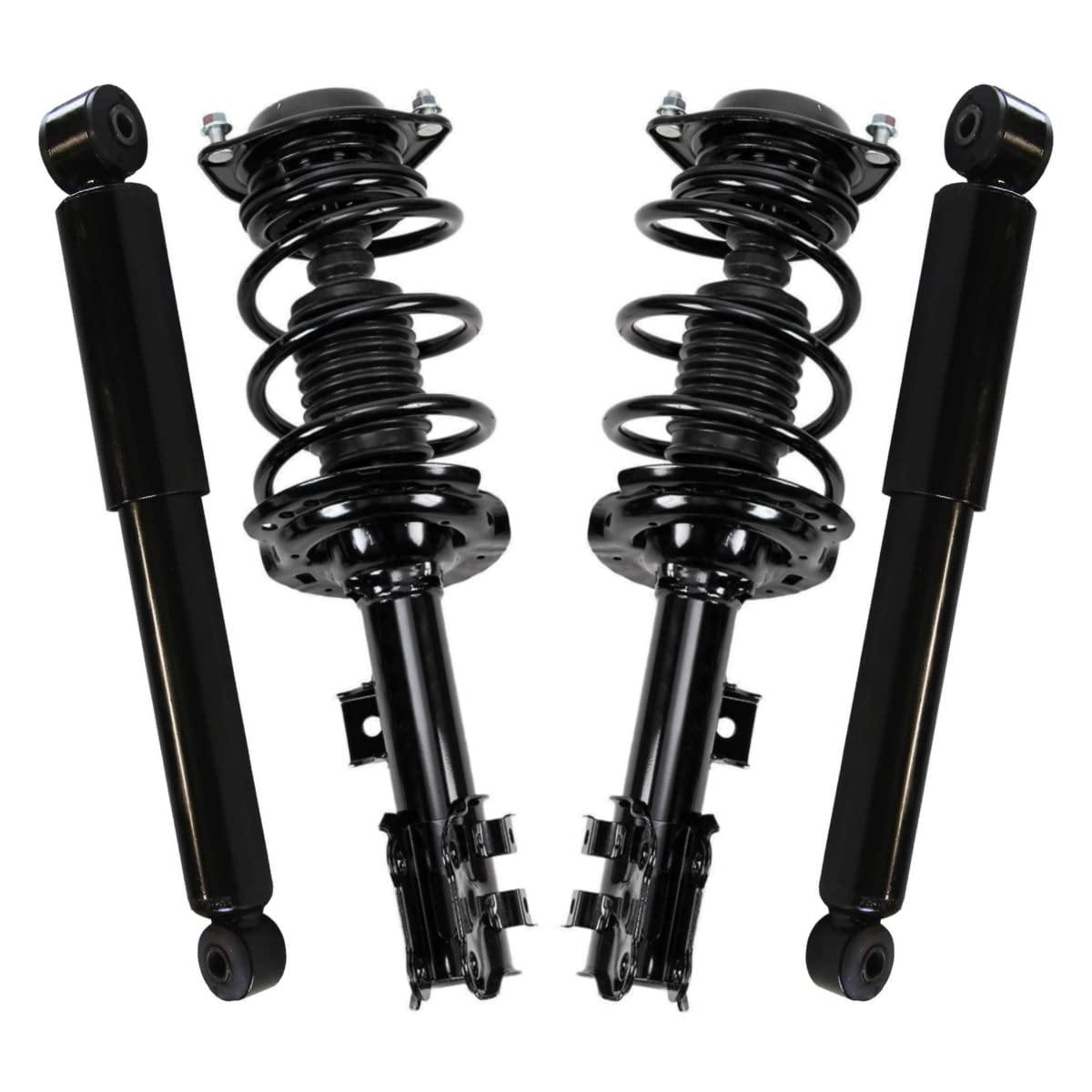 Autoshack Front & Rear Complete Struts Coil Springs And Shock Absorbers Set 4 Replacement For 2011-2016 Hyundai Elantra 1.8L 2.0L Fwd Cstks0052