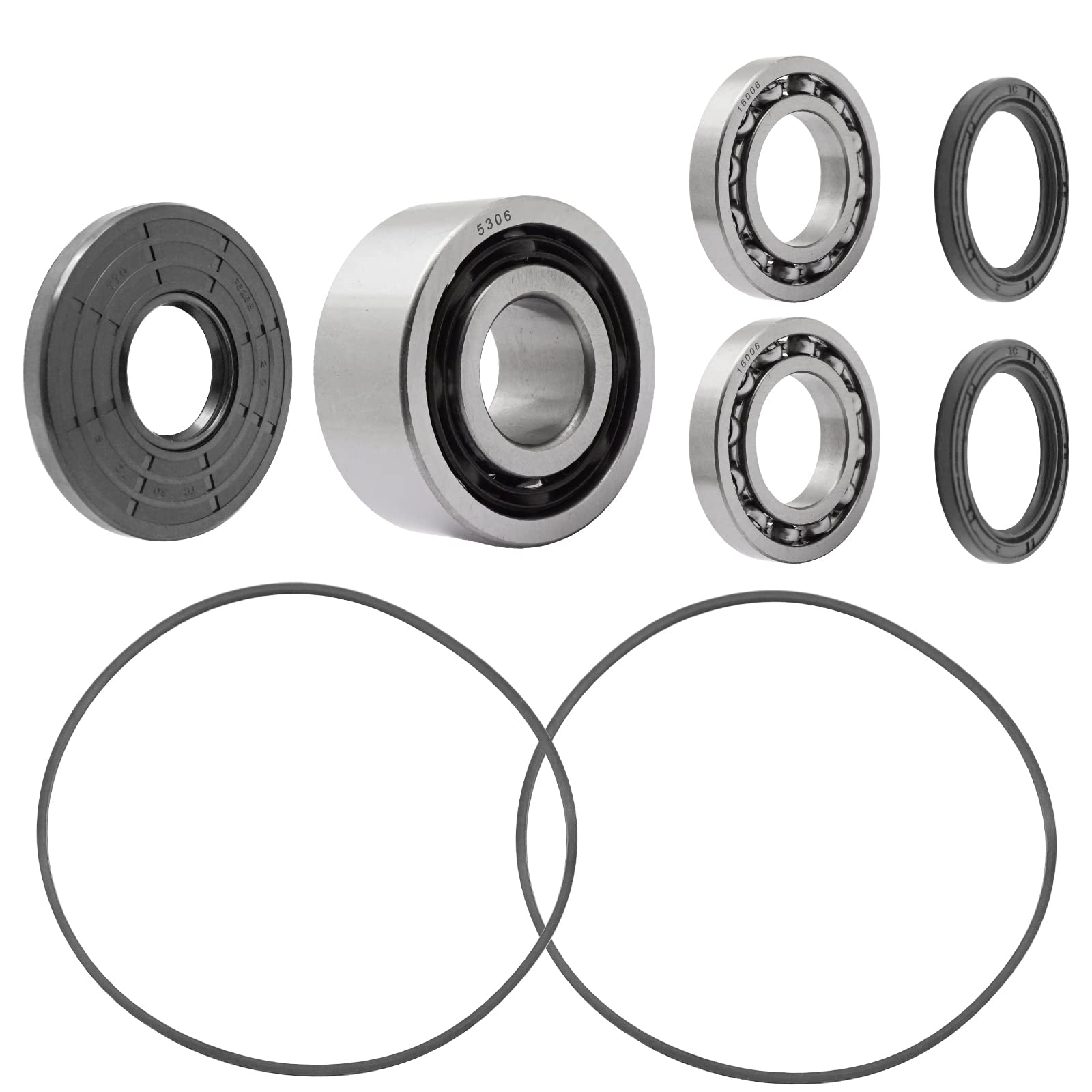 Front Gearcase Differential Bearing Seal Kit For Polaris Rzr 1000 900 800 570 Ranger 1000 900 570 500 Diesel Ace 900 570 500 325 Brutus, Oem# 3235174 3235171 3235484 1332842
