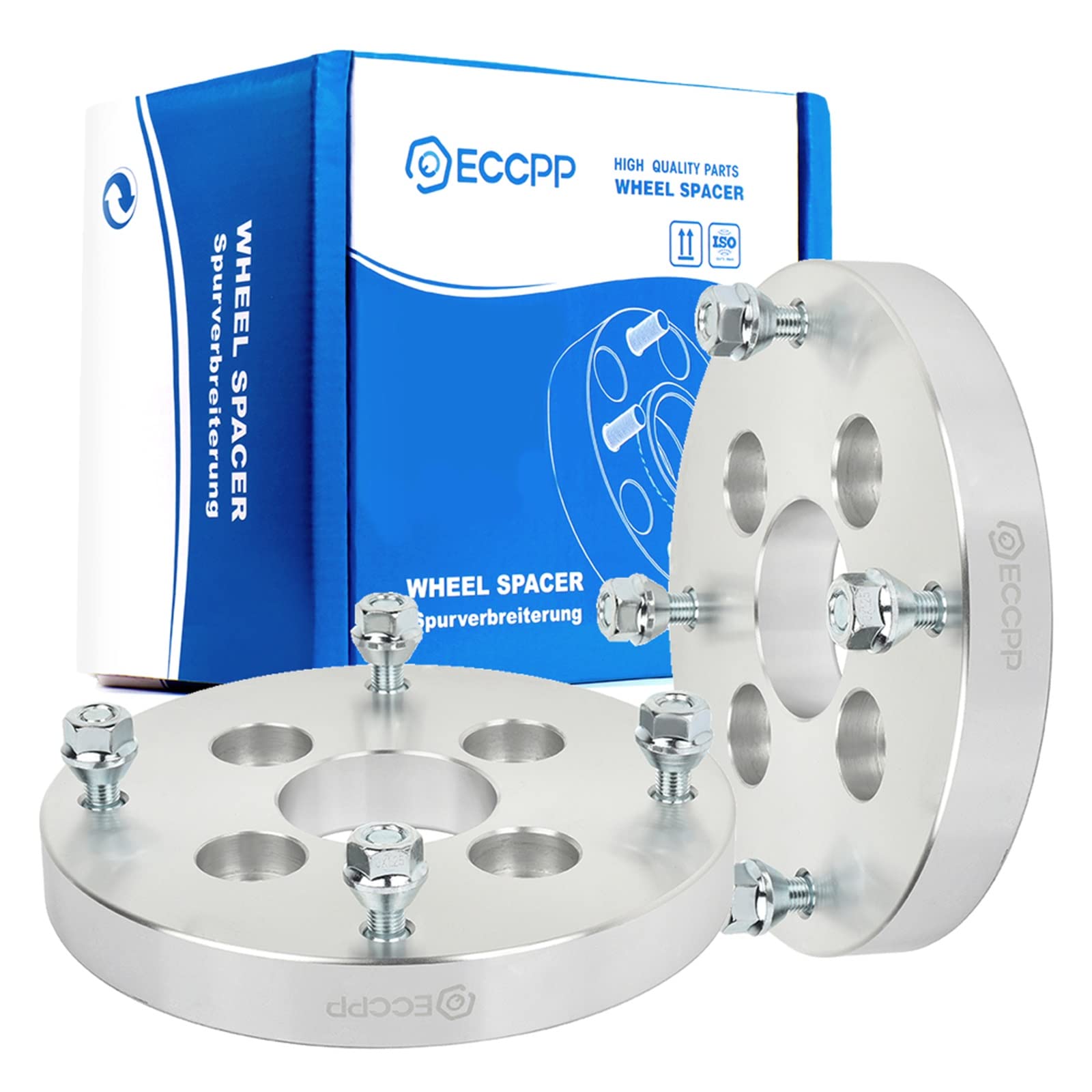 ECCPP 2PCS 4 Lug 1 inch Wheel Spacers Adapters 4x4 to 4x156 10x1.25 64mm Compatible with 2008-2010 for Outlaw 450 2008-2017 for 