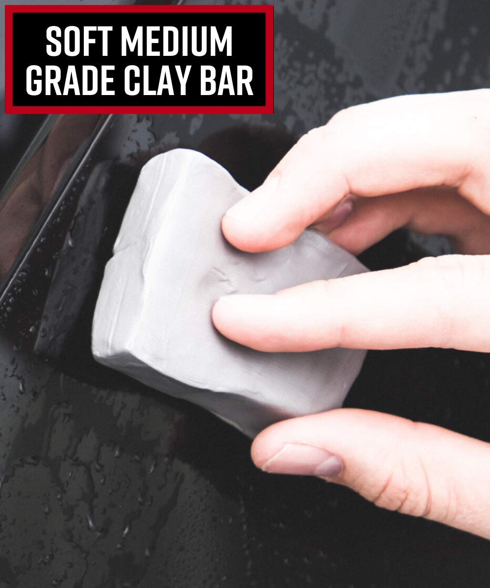 Adam 's Polishes Medium Grade Clay Bar Detailing Kit