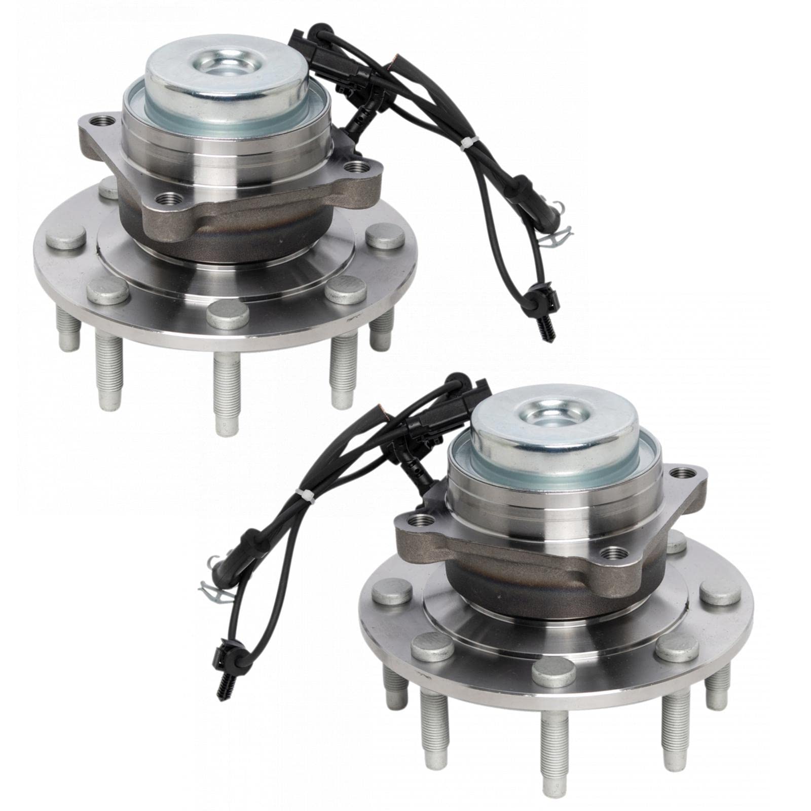 Trq Front Wheel Hub Bearings Assembly Set - Compatible With 2018-2021 Chevrolet Express 2500, 3500, Gmc Savana 2500, 3500, 2021