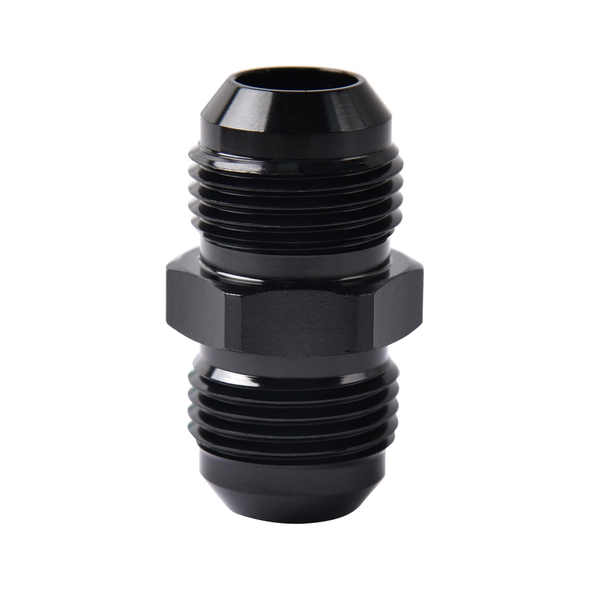 EVIL ENERGY 10AN Male to Male Flare Coupler Union Straight Fuel Hose Adapter Fitting Black