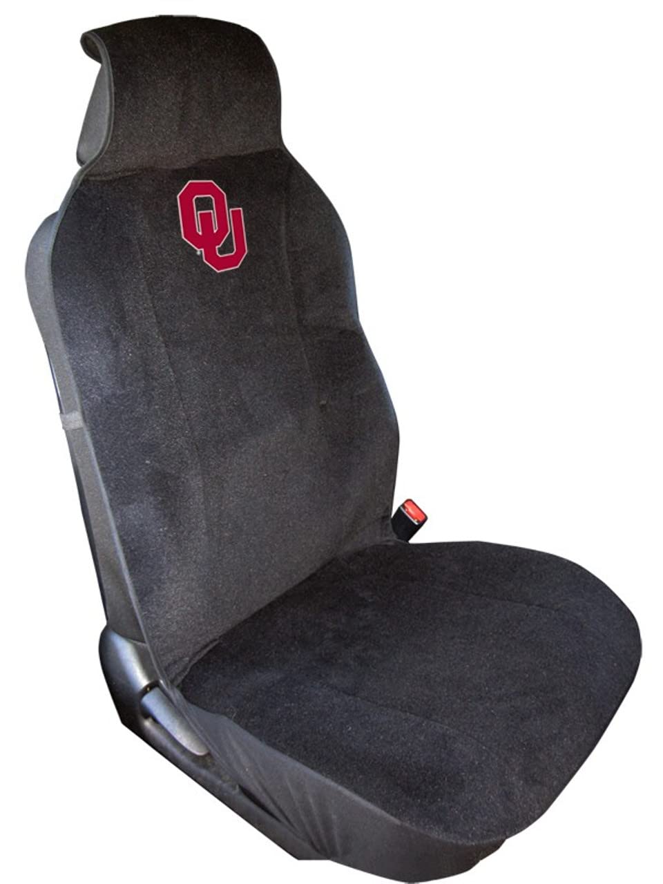 Fremont Die NCAA Oklahoma Sooners Car Seat Cover, Standard, Black/Team Colors