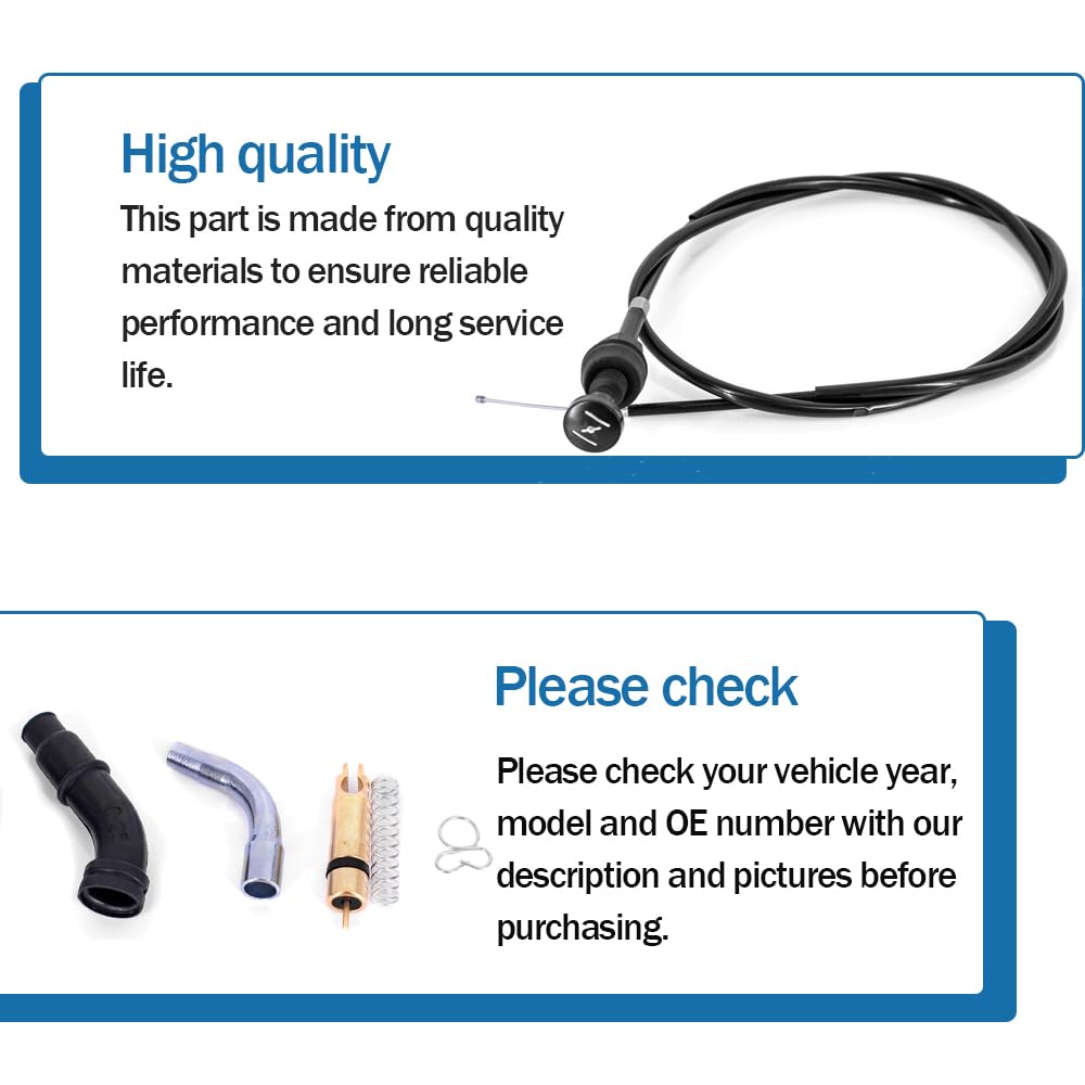 Carburetor Choke Cable And Plunger Choke Starter Valve Kit Fits For 2000-2006 Honda Trx350 Rancher 350 Replace 17950-Hn0-A12 160